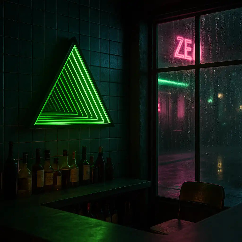 Triangle Infinity Mirror Mirror Interior Moderna