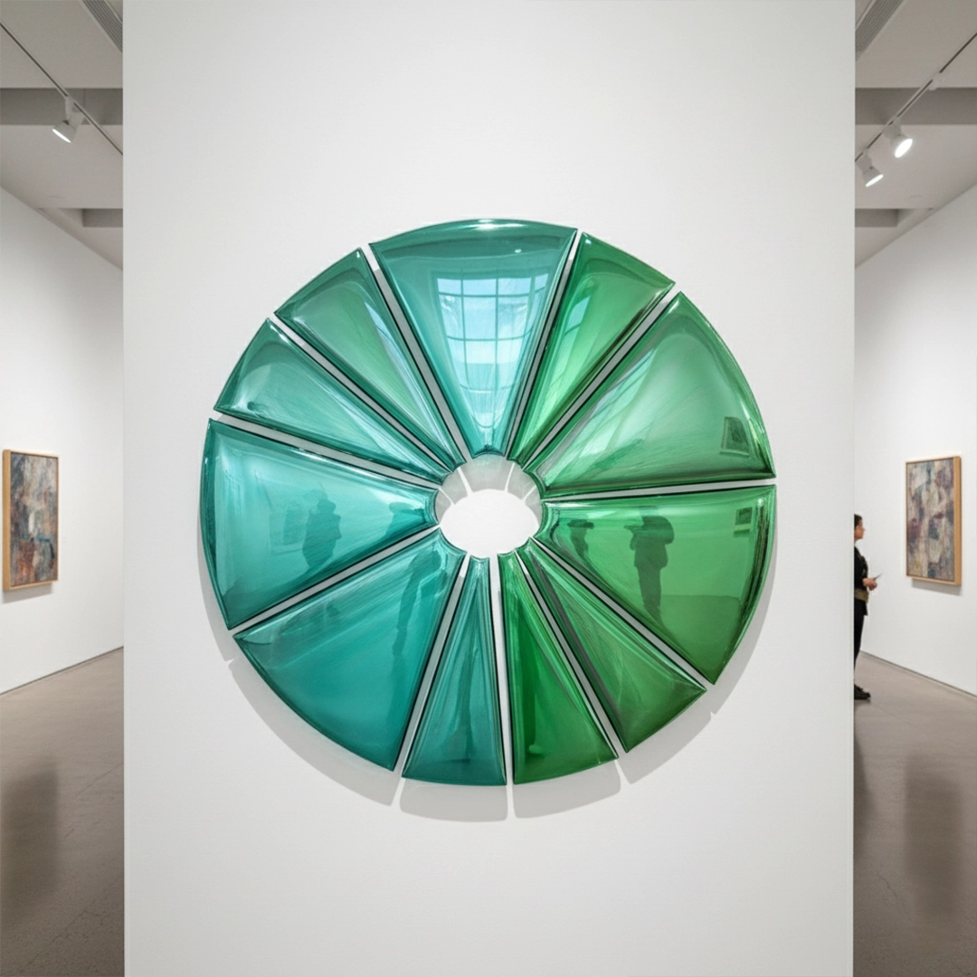 Chrome Continuum Wall Art Interior Moderna