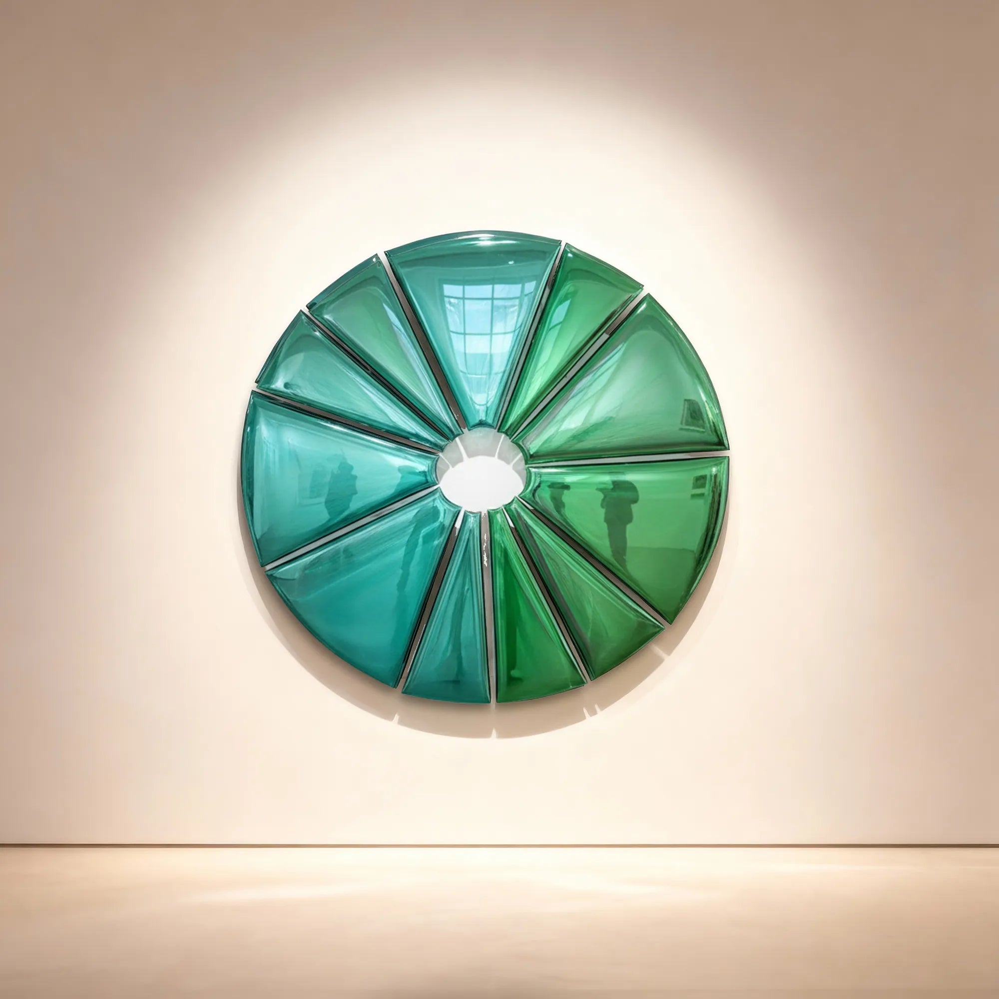 Chrome Continuum Wall Art Interior Moderna