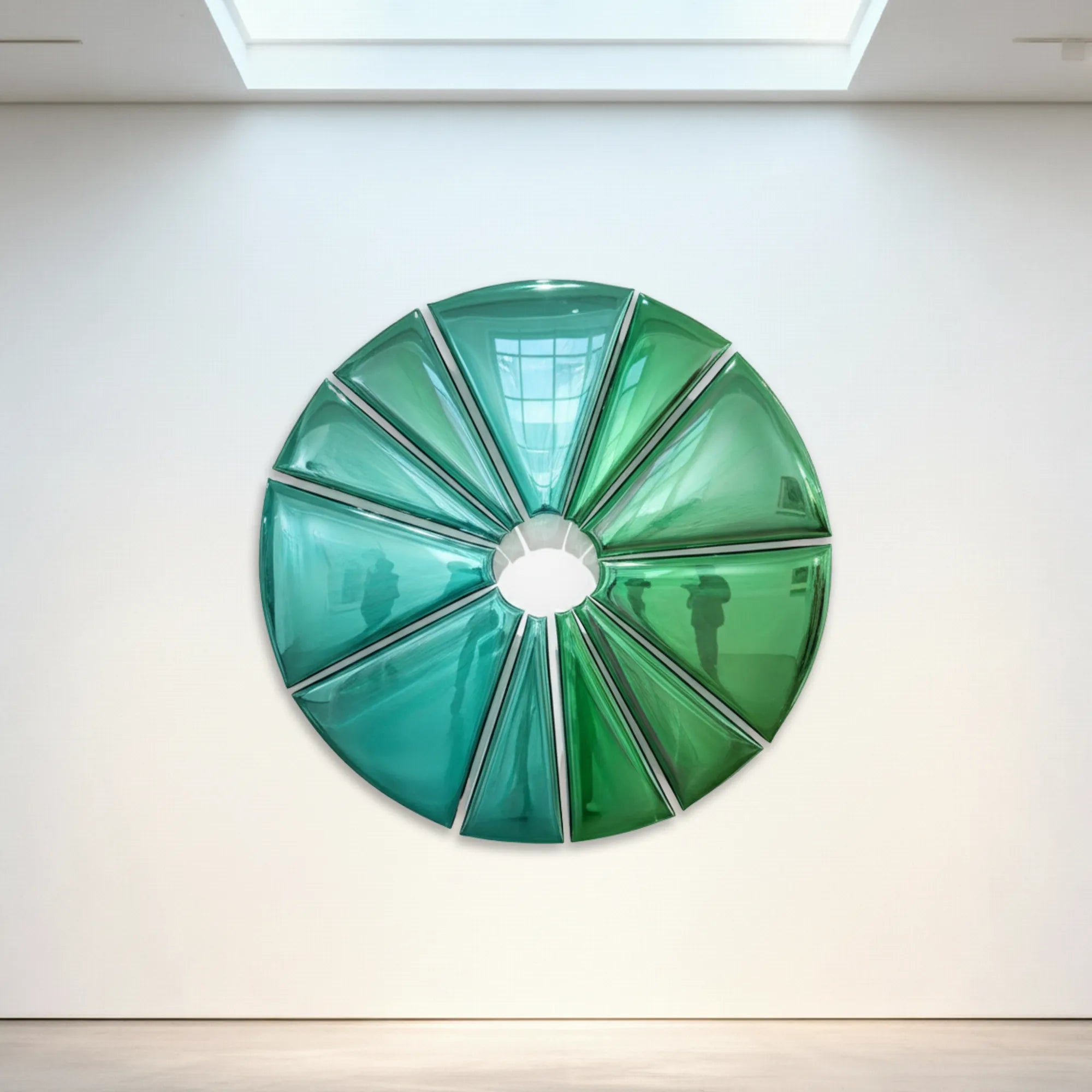 Chrome Continuum Wall Art Interior Moderna