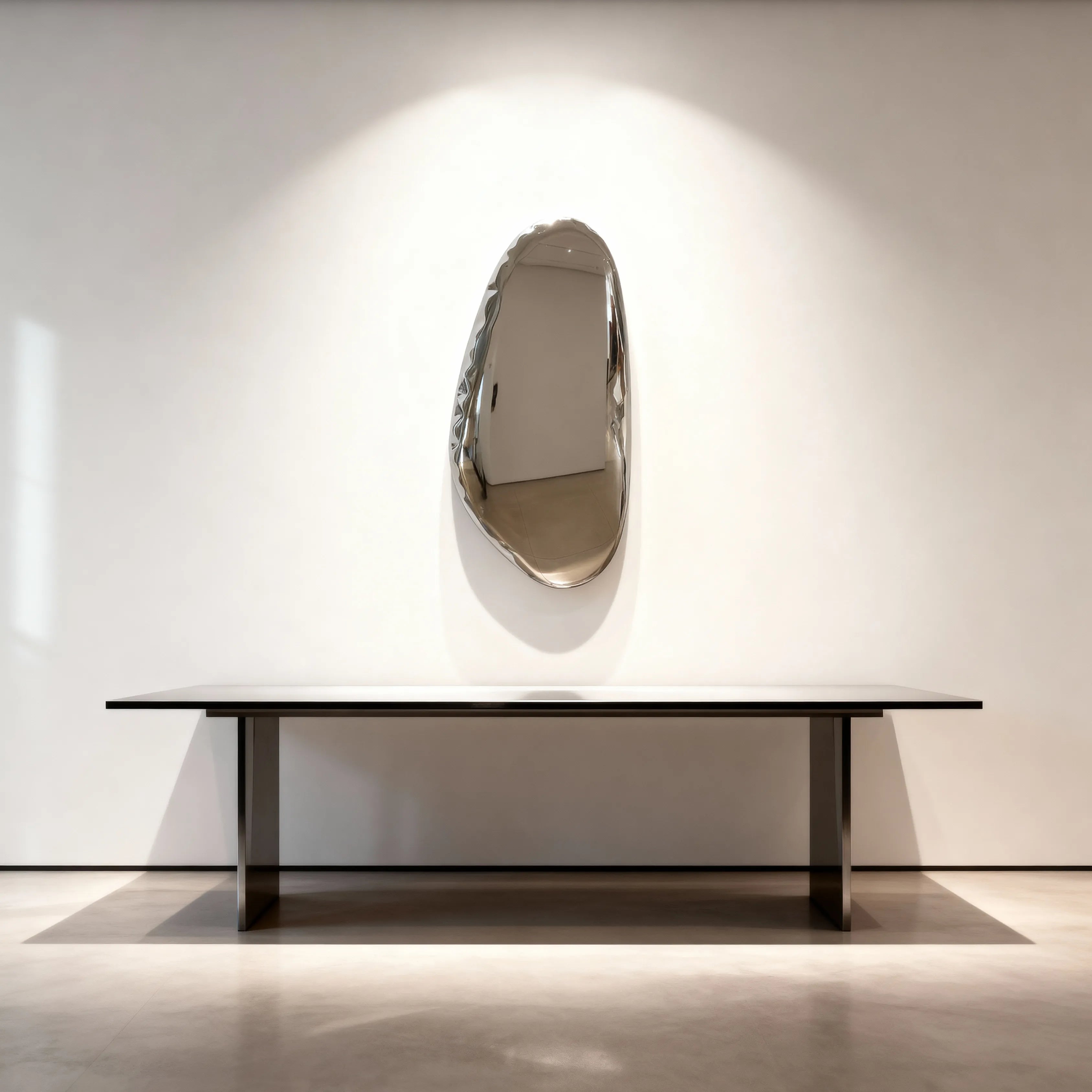 Chrome Continuum Wall Art Interior Moderna