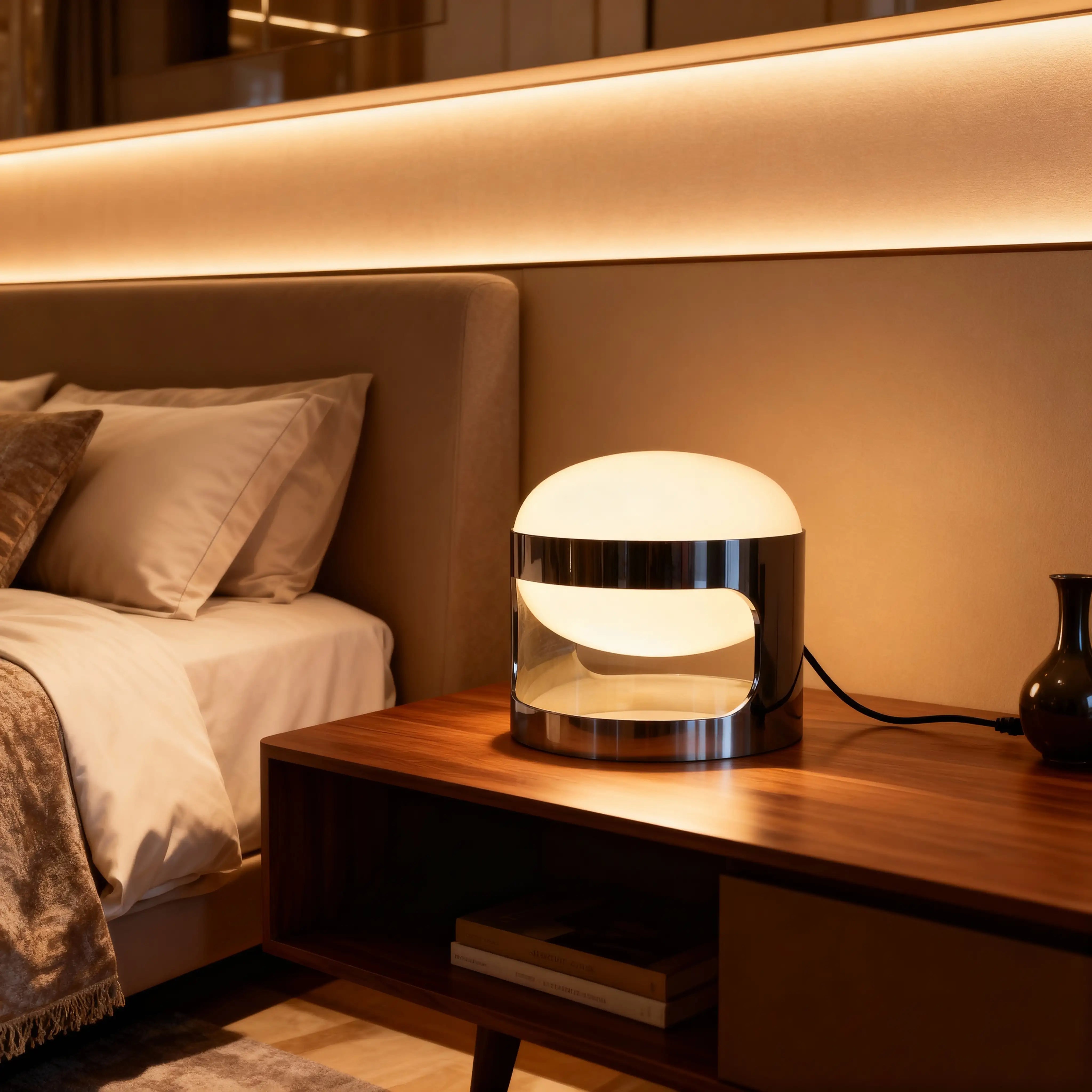 Chrome Capsule Lamp Lamp Interior Moderna