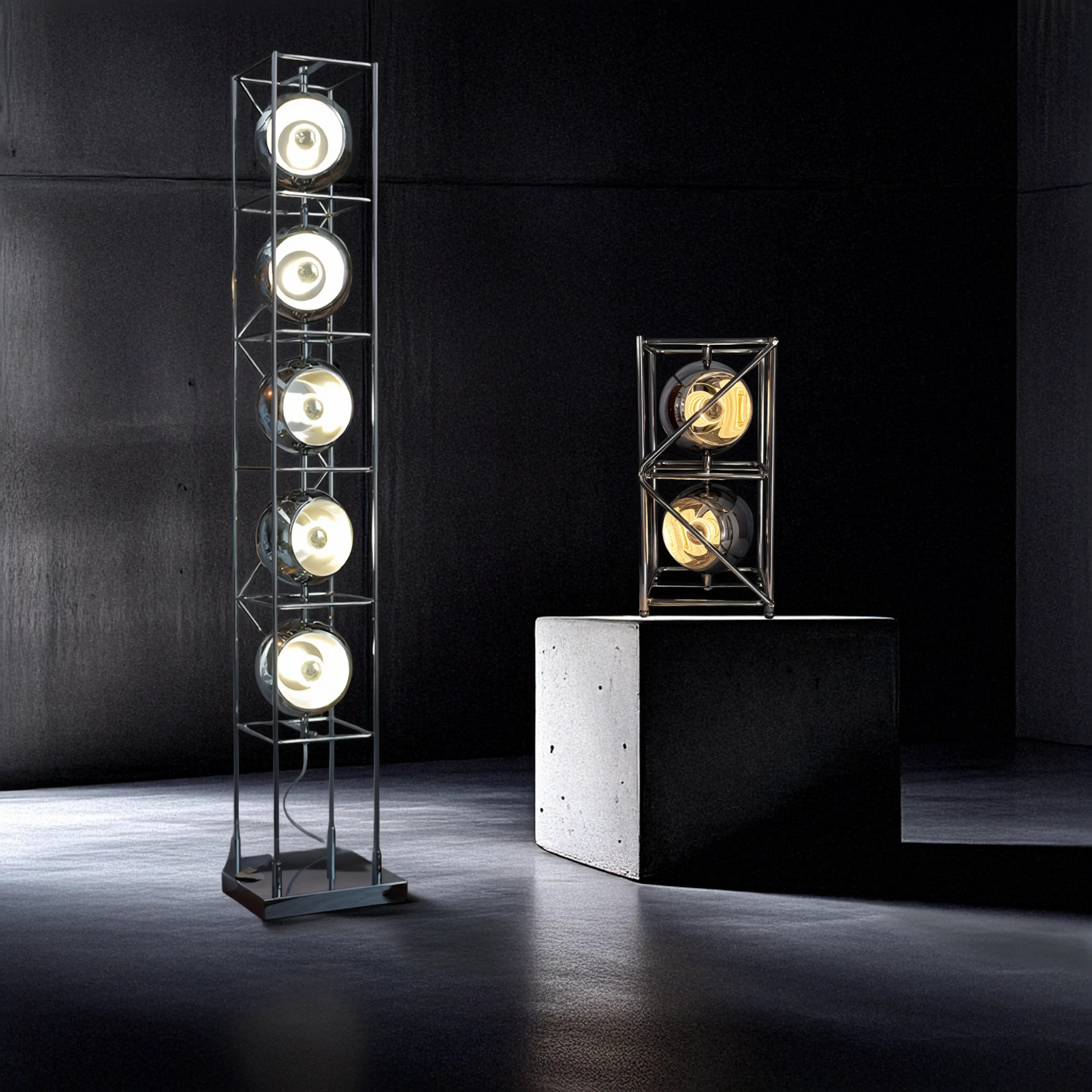 Chrome Spheres Table Lamp Lamp Interior Moderna