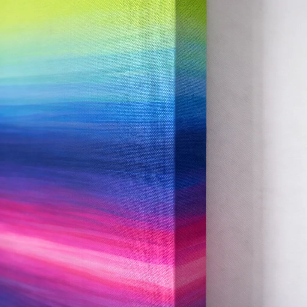 Color Field | Chromatic Strata Wall Art Interior Moderna