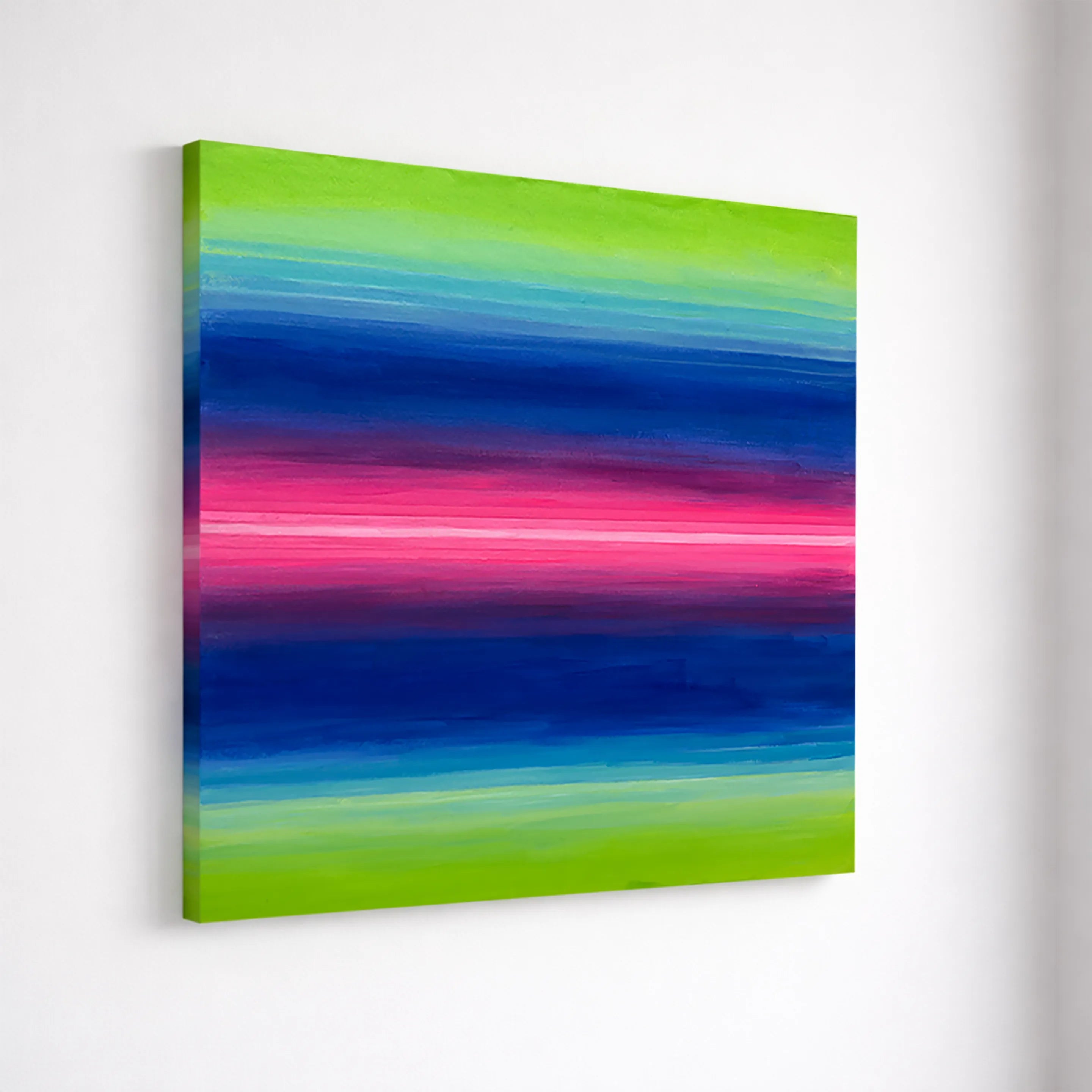 Color Field | Chromatic Strata Wall Art Jianzhi