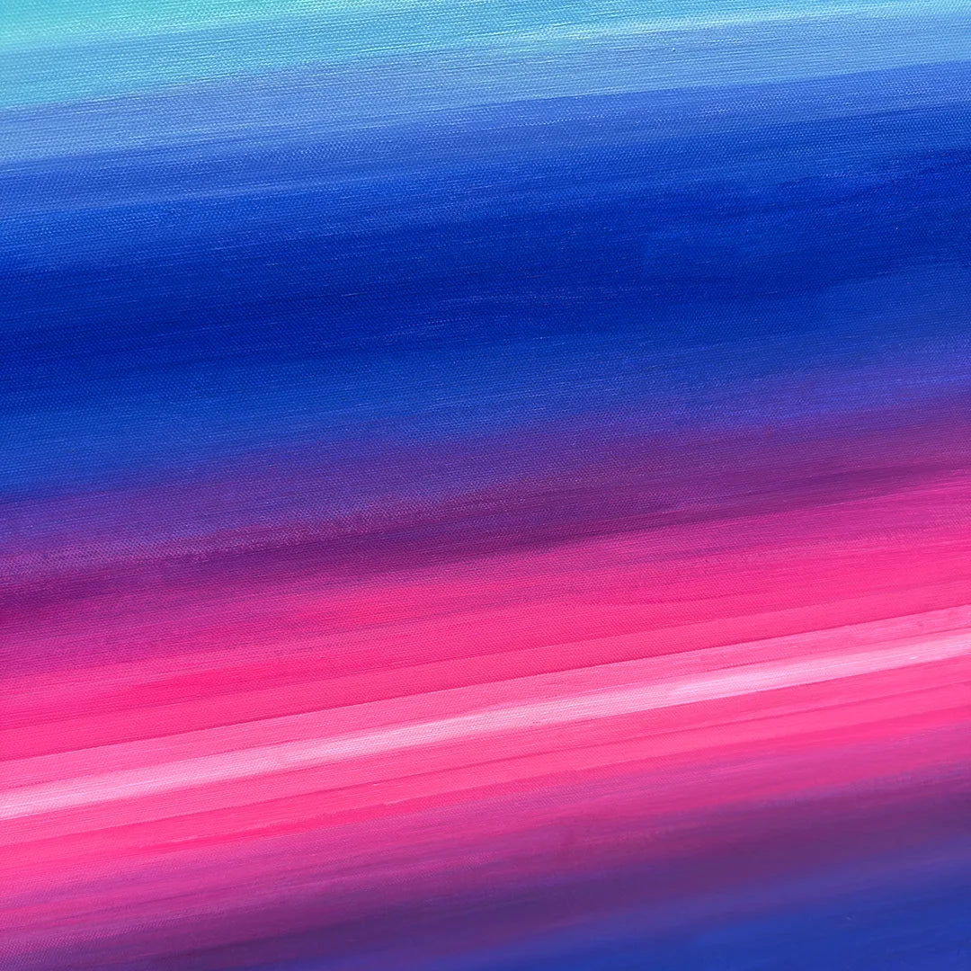 Color Field | Chromatic Strata Wall Art Interior Moderna
