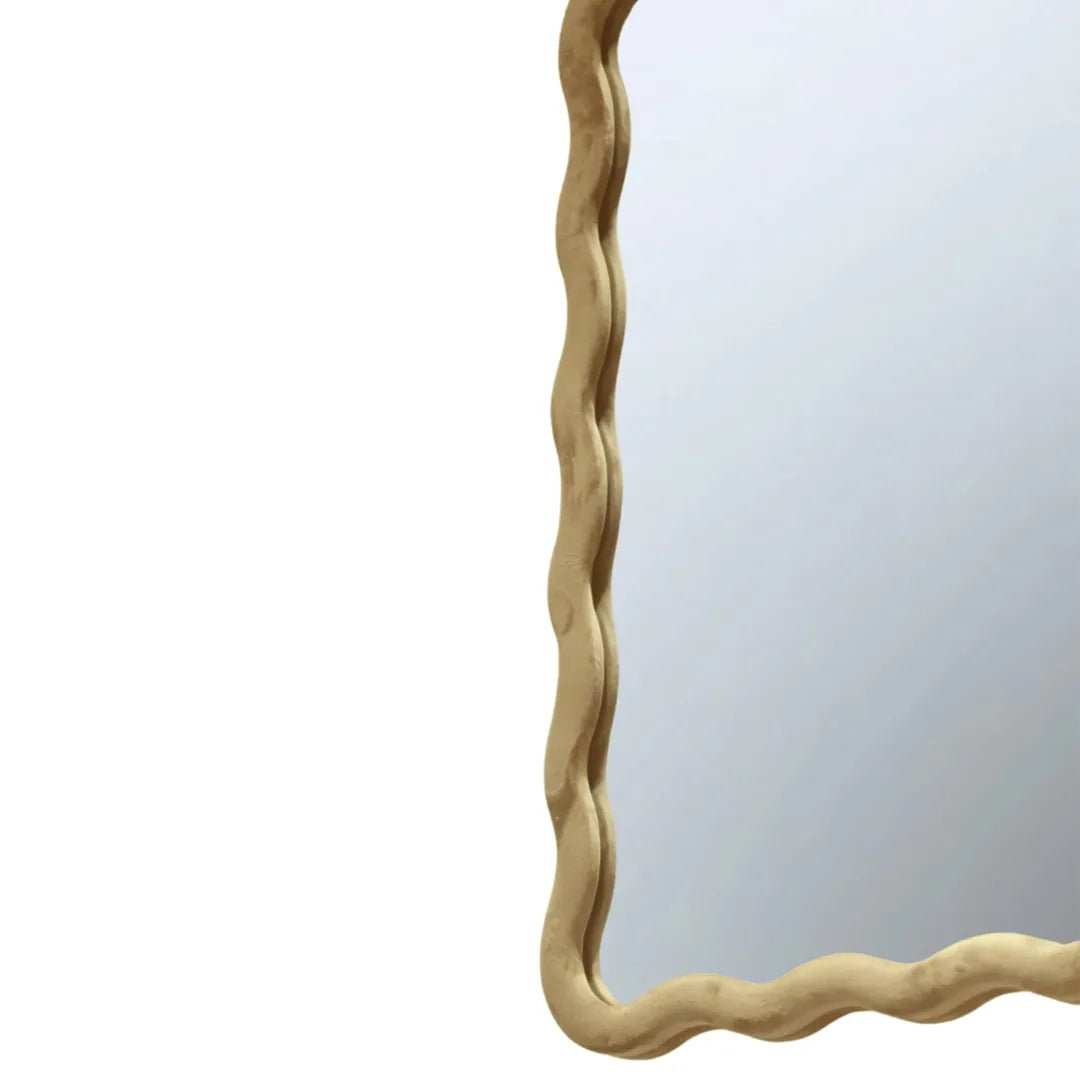 Velvet Wave Mirror Mirror Interior Moderna