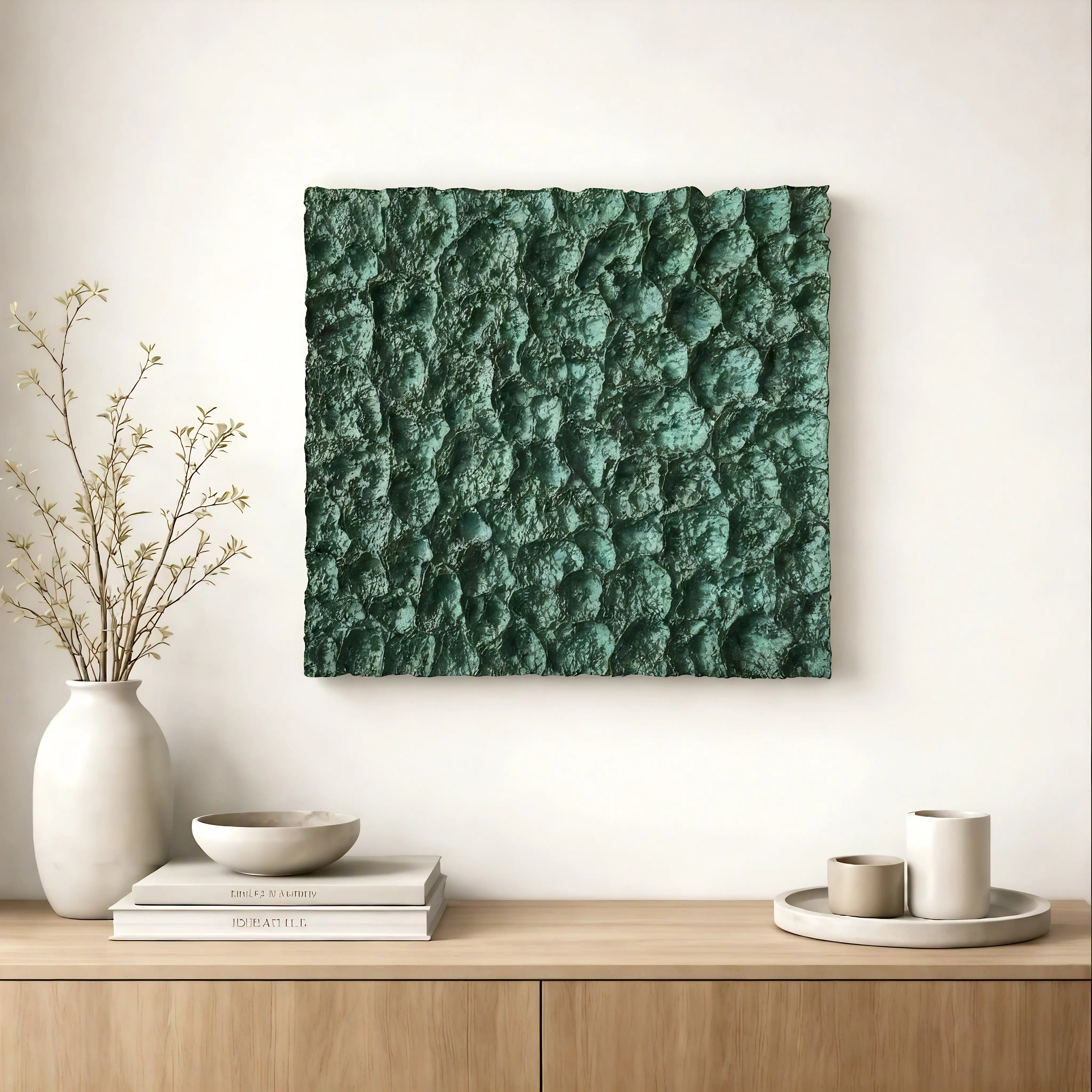 Coral Plain Wall Art Jianzhi