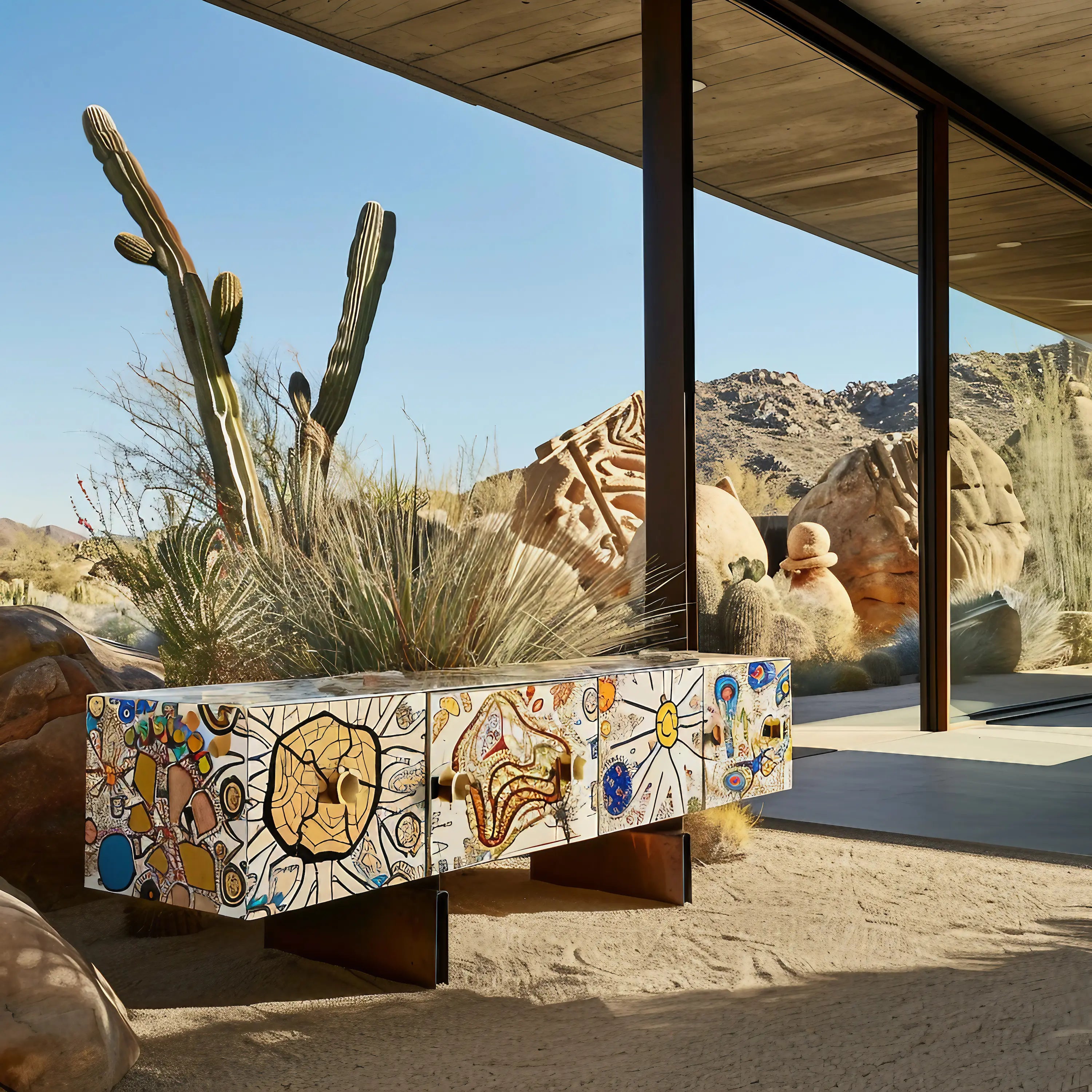 Cosmoglyph Console Table Interior Moderna