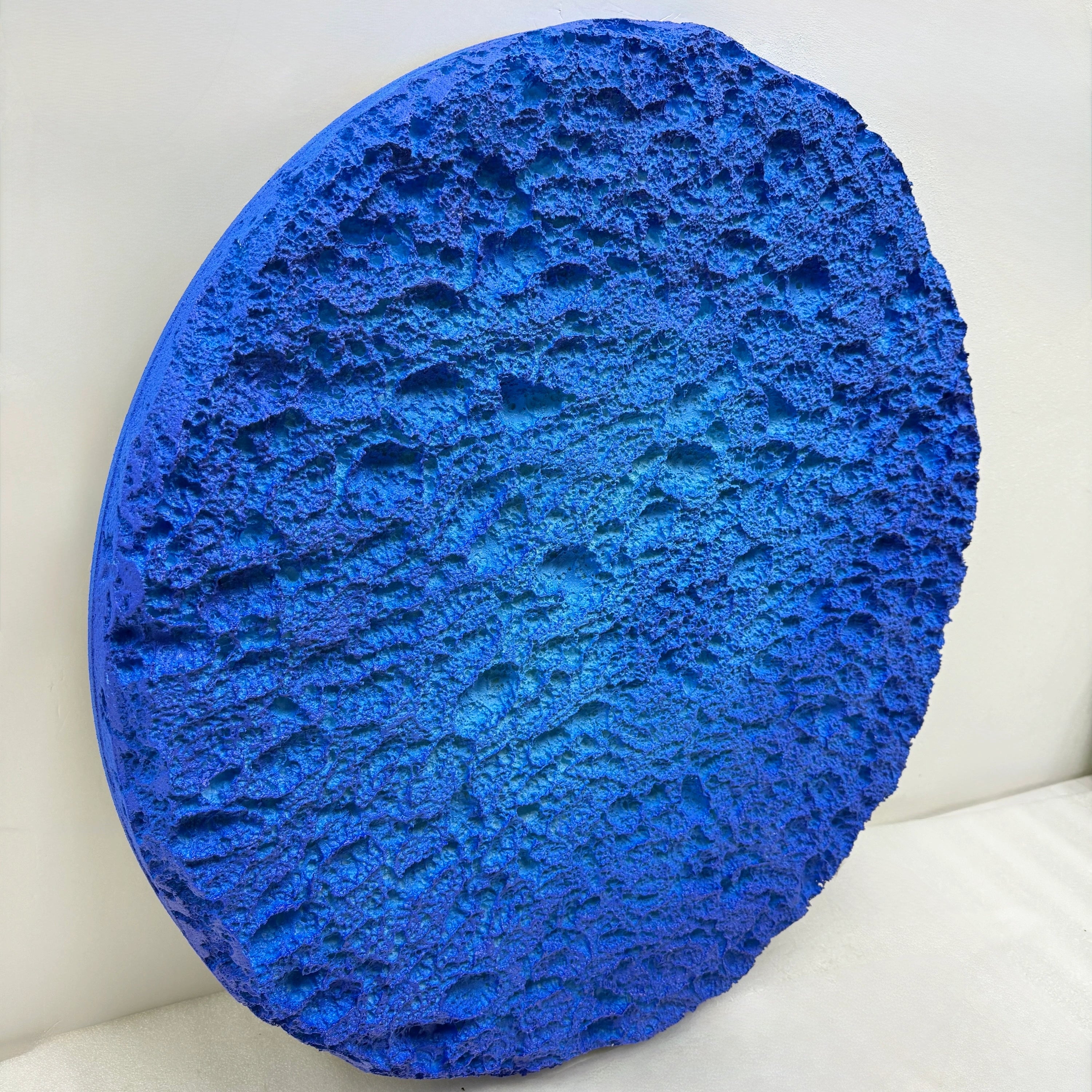 Erosion | Cobalt Surge Wall Art Jianzhi
