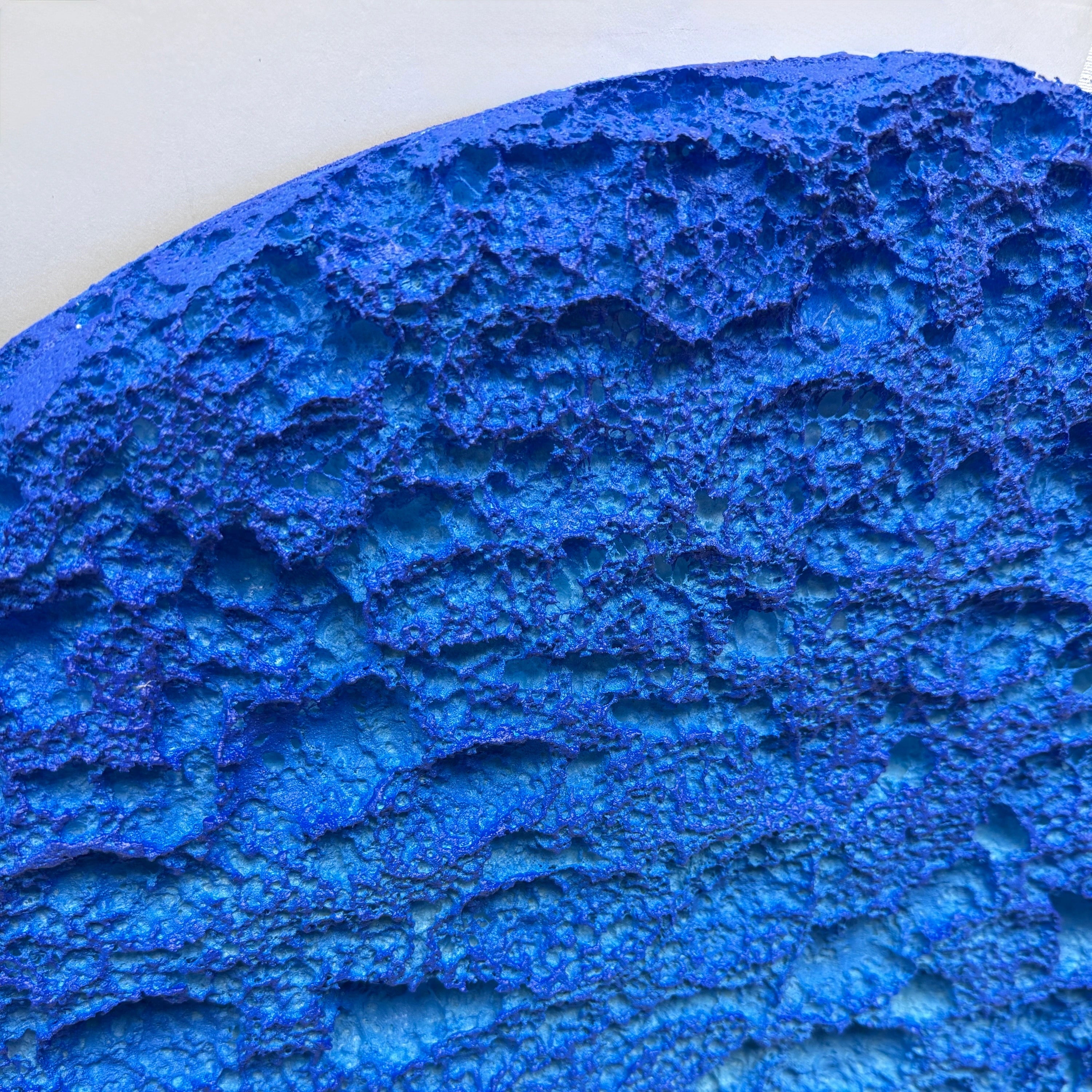 Erosion | Cobalt Surge Wall Art Interior Moderna