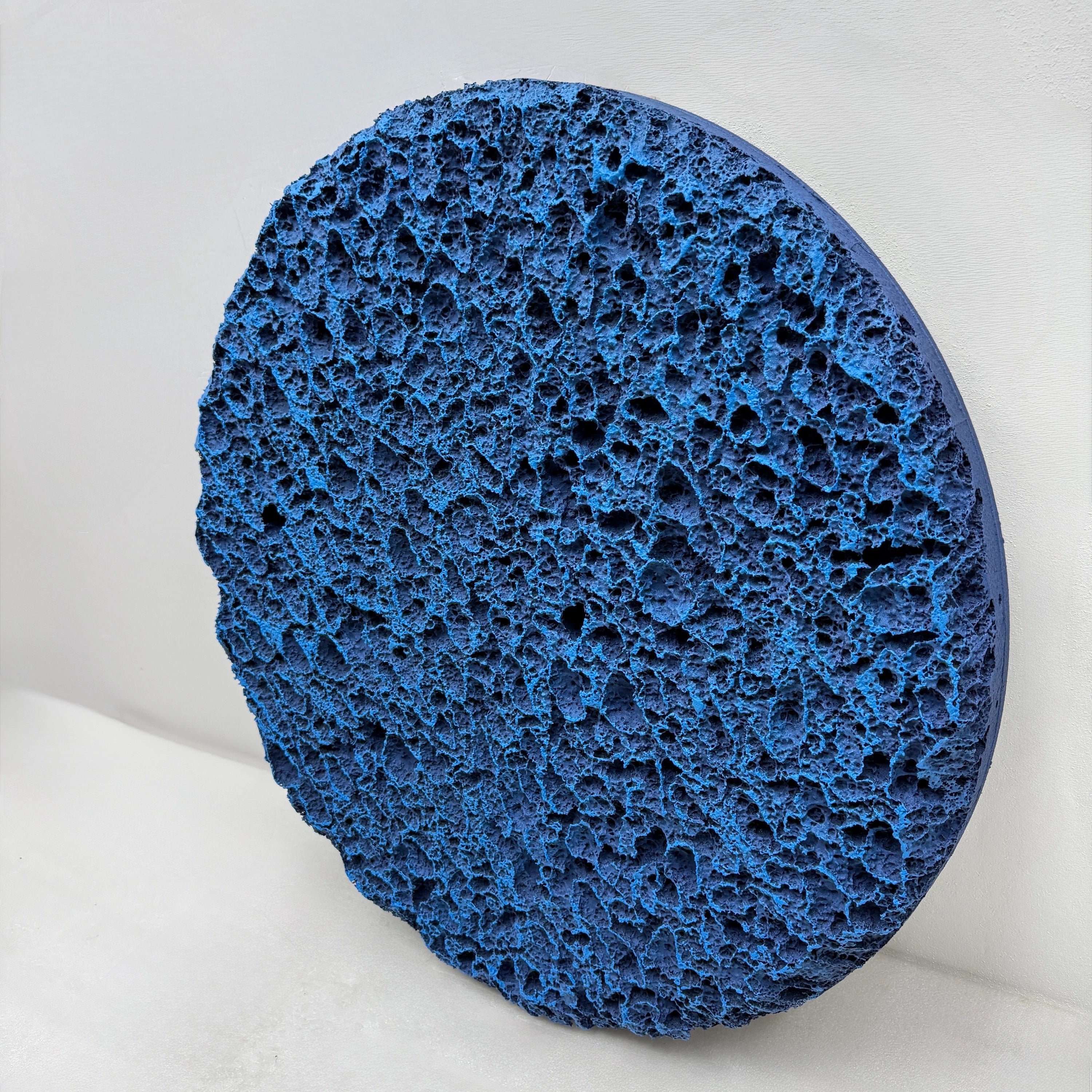 Erosion | Deep Tidal Blue Wall Art Jianzhi