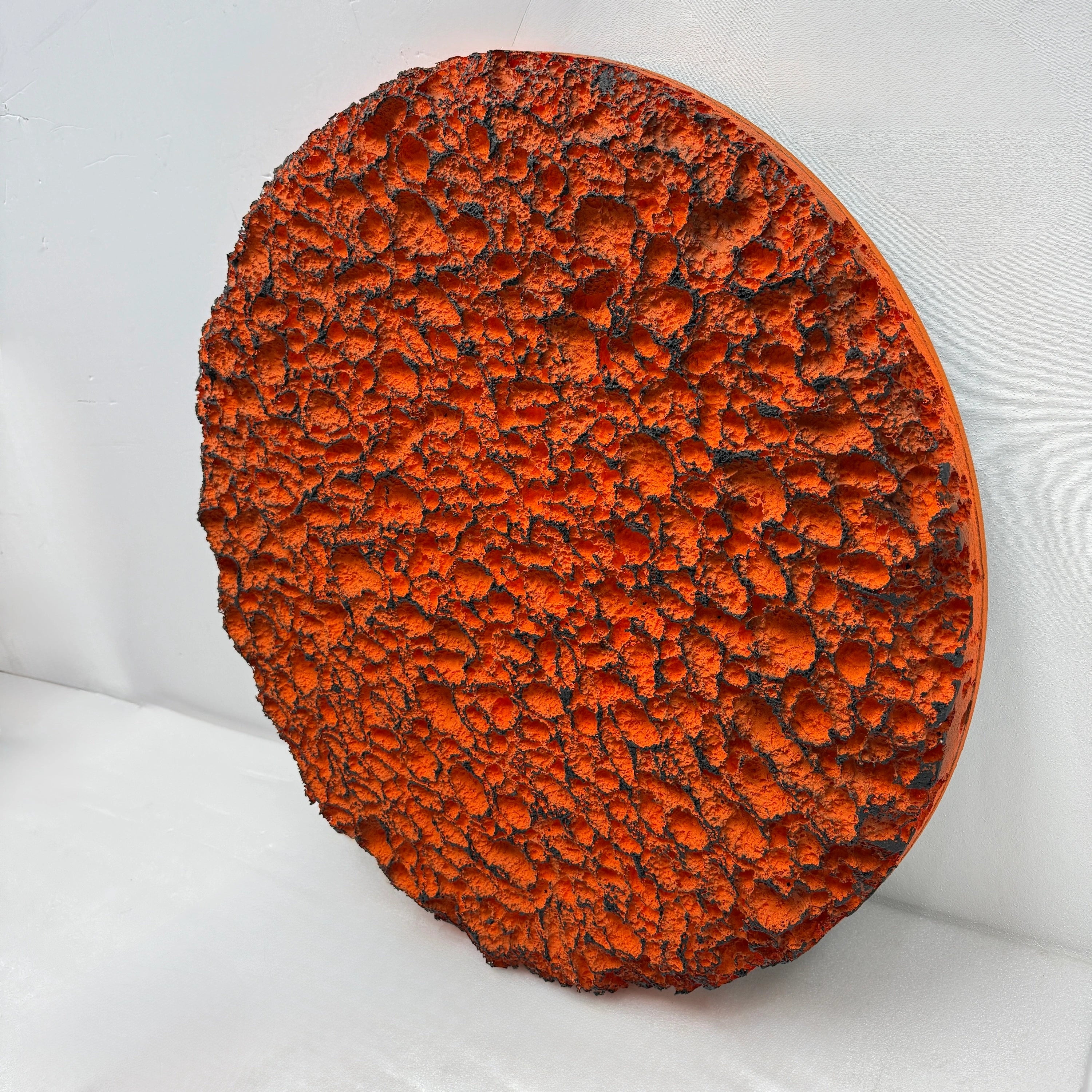 Erosion | Ember Clay Wall Art Jianzhi