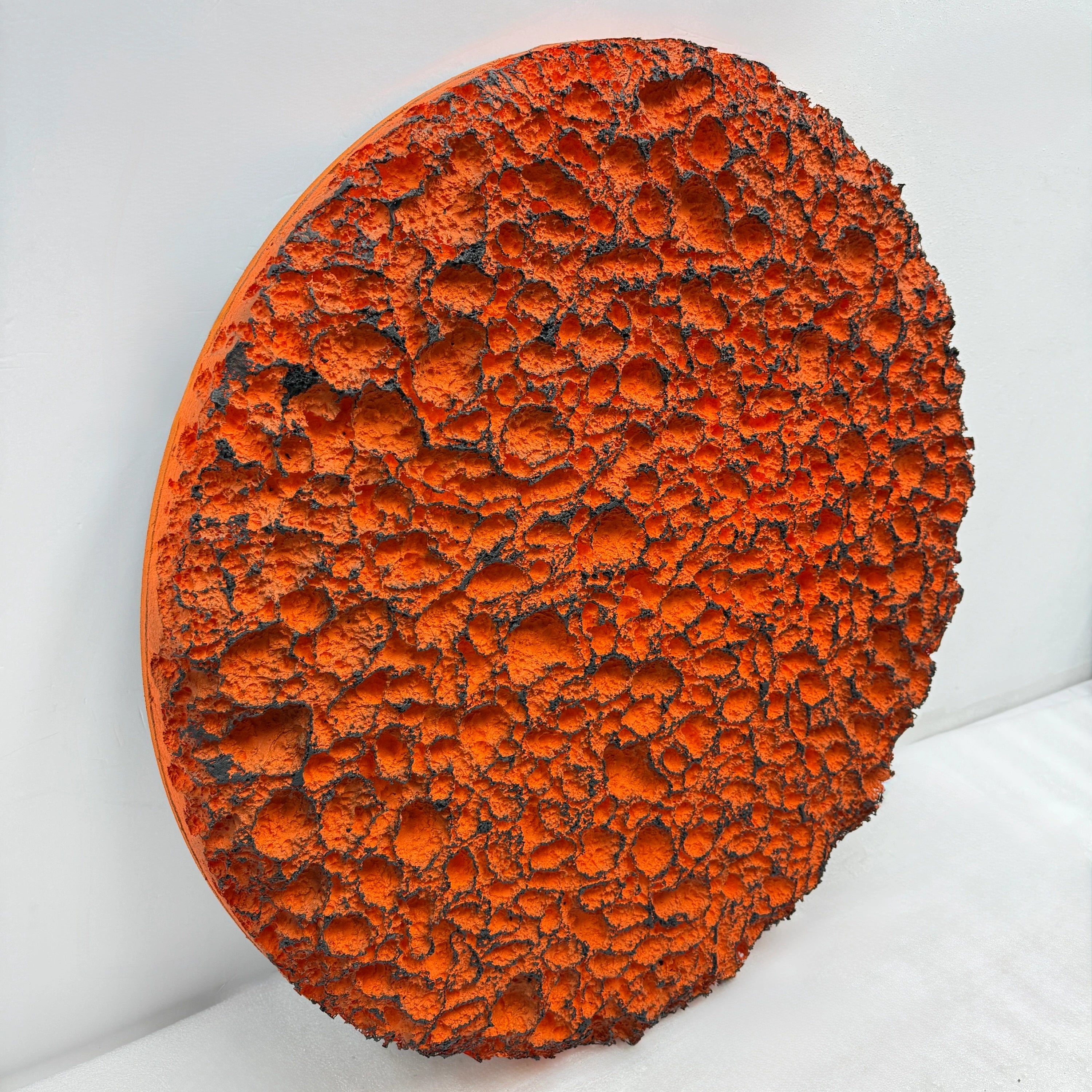 Erosion | Ember Clay Wall Art Jianzhi
