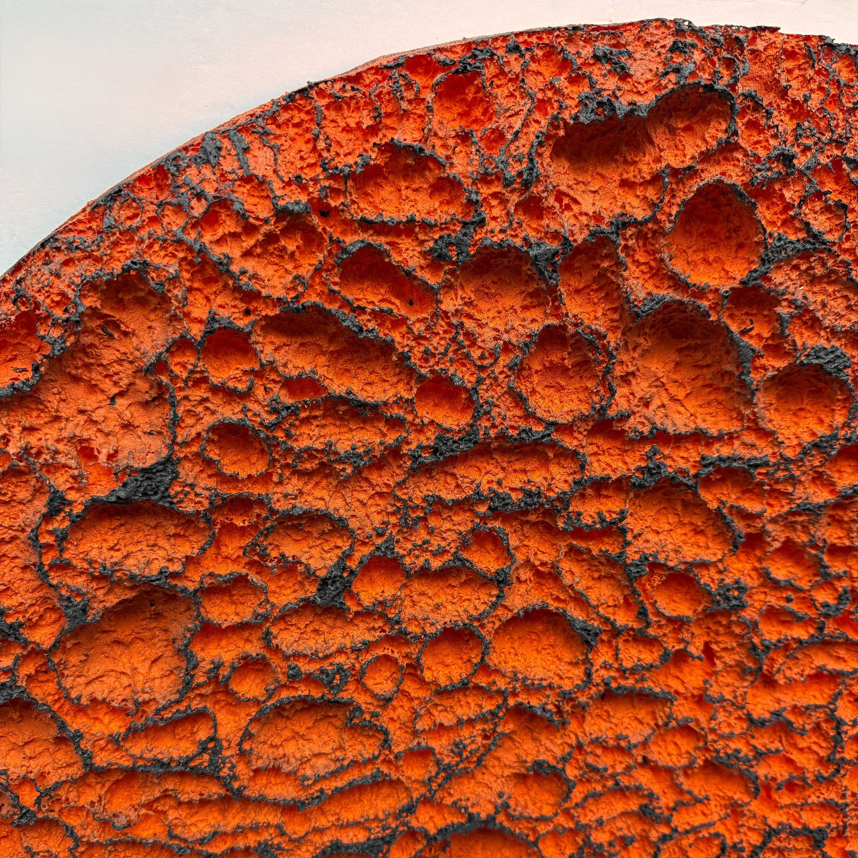 Erosion | Ember Clay Wall Art Jianzhi