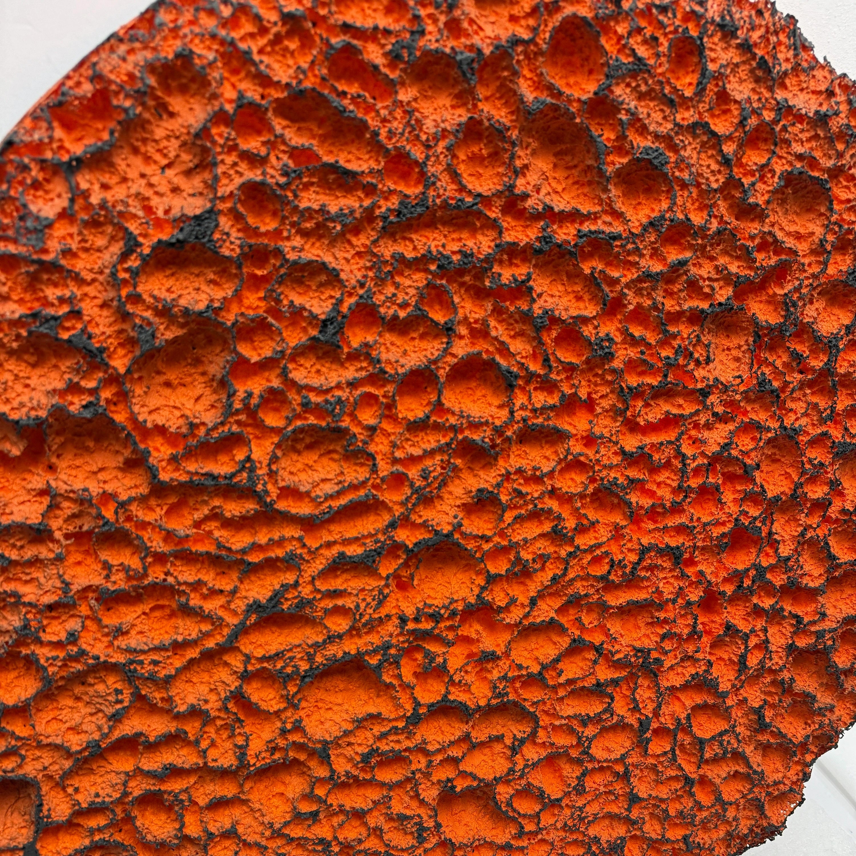 Erosion | Ember Clay Wall Art Jianzhi