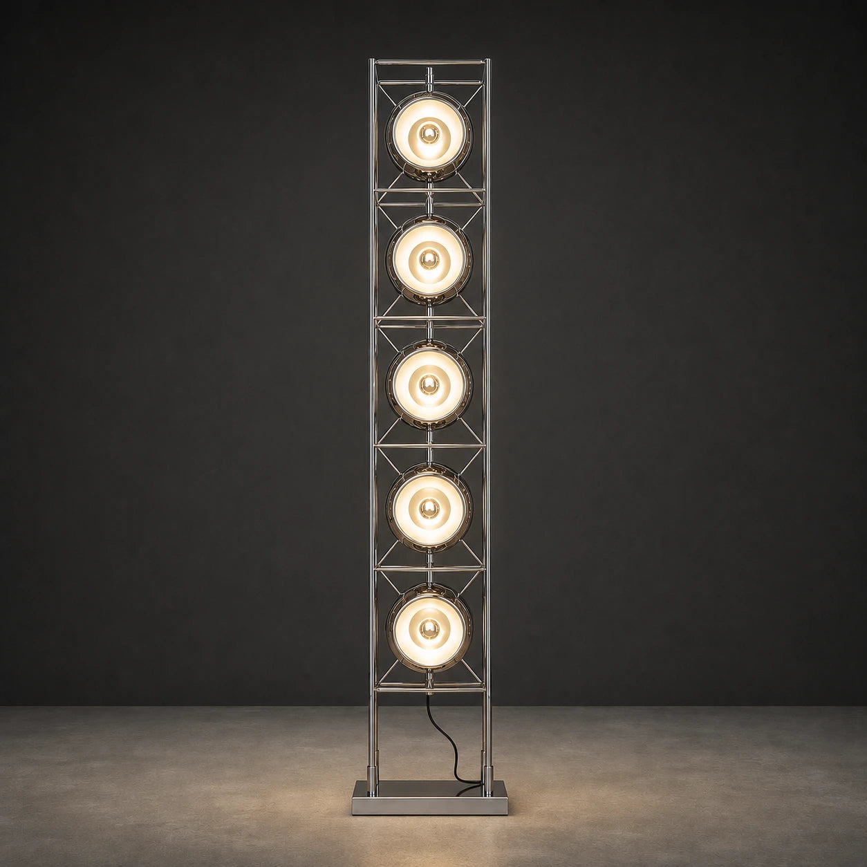 Chrome Spheres Floor Lamp Lamp Interior Moderna