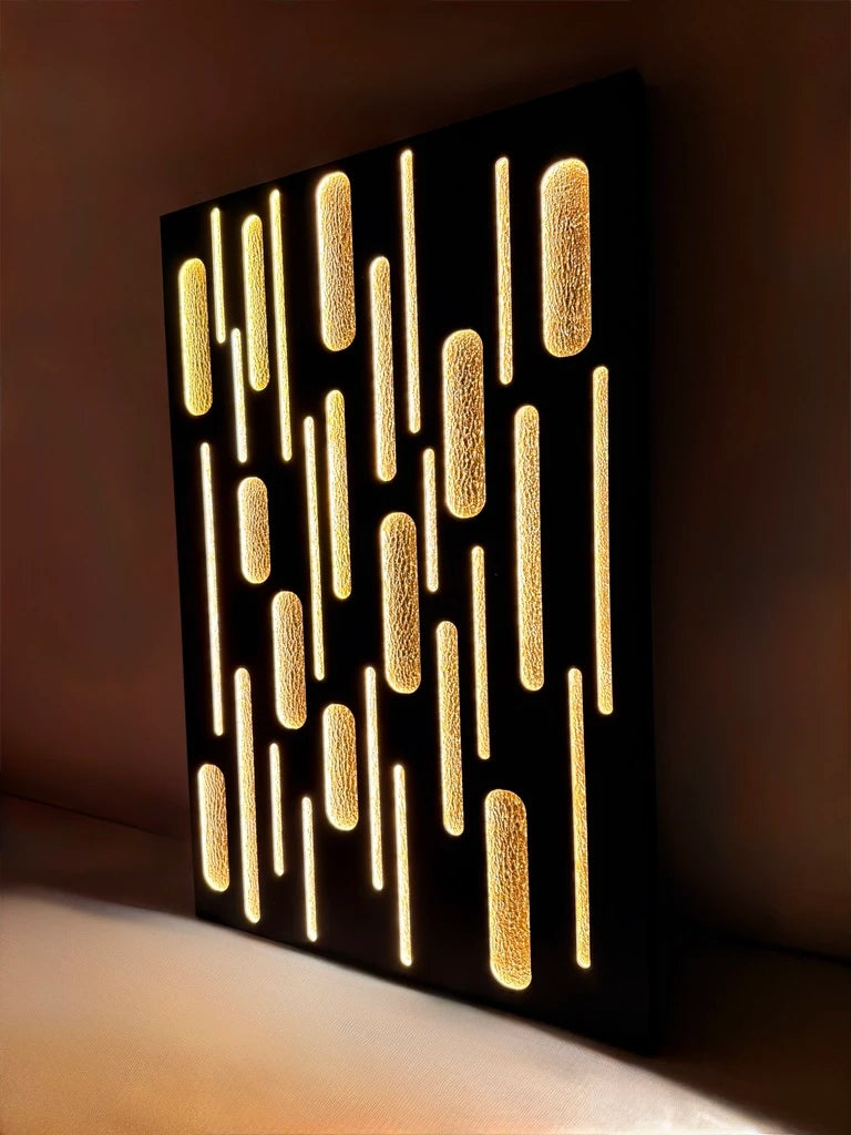 Gilded Descent Wall Art Jianzhi