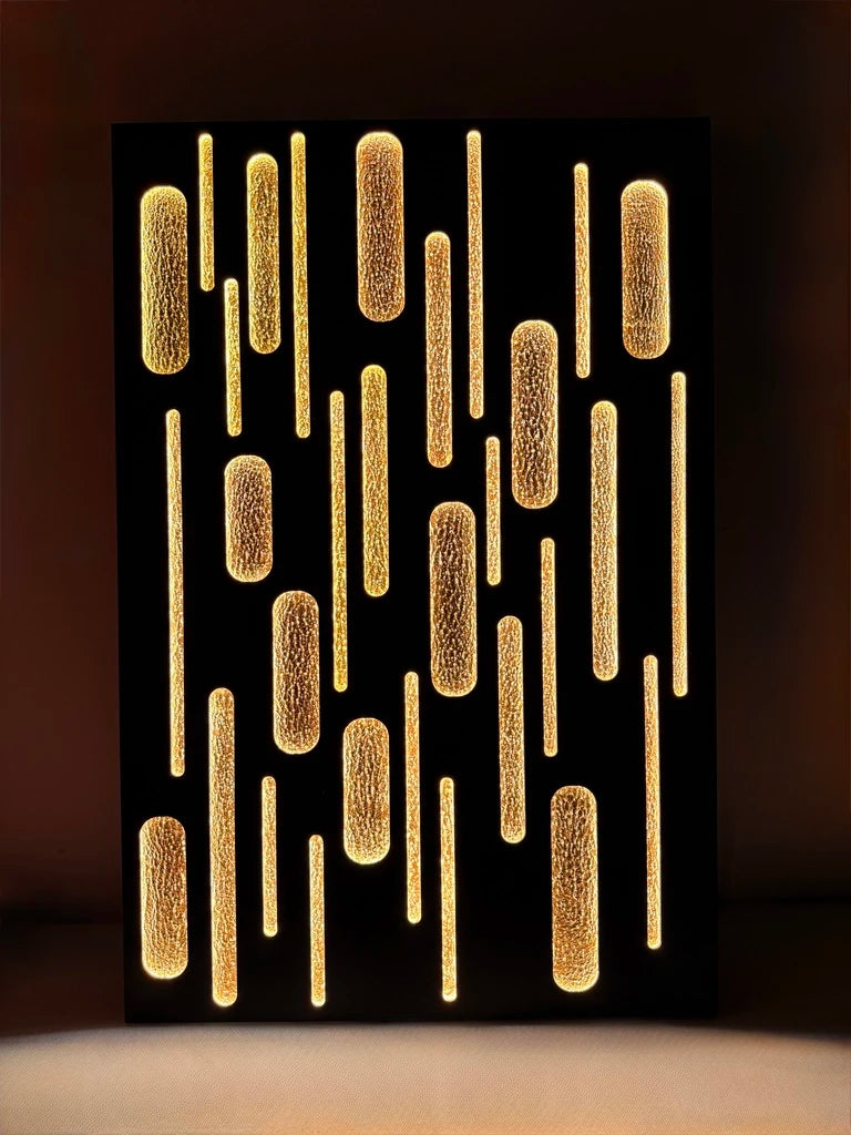 Gilded Descent Wall Art Jianzhi