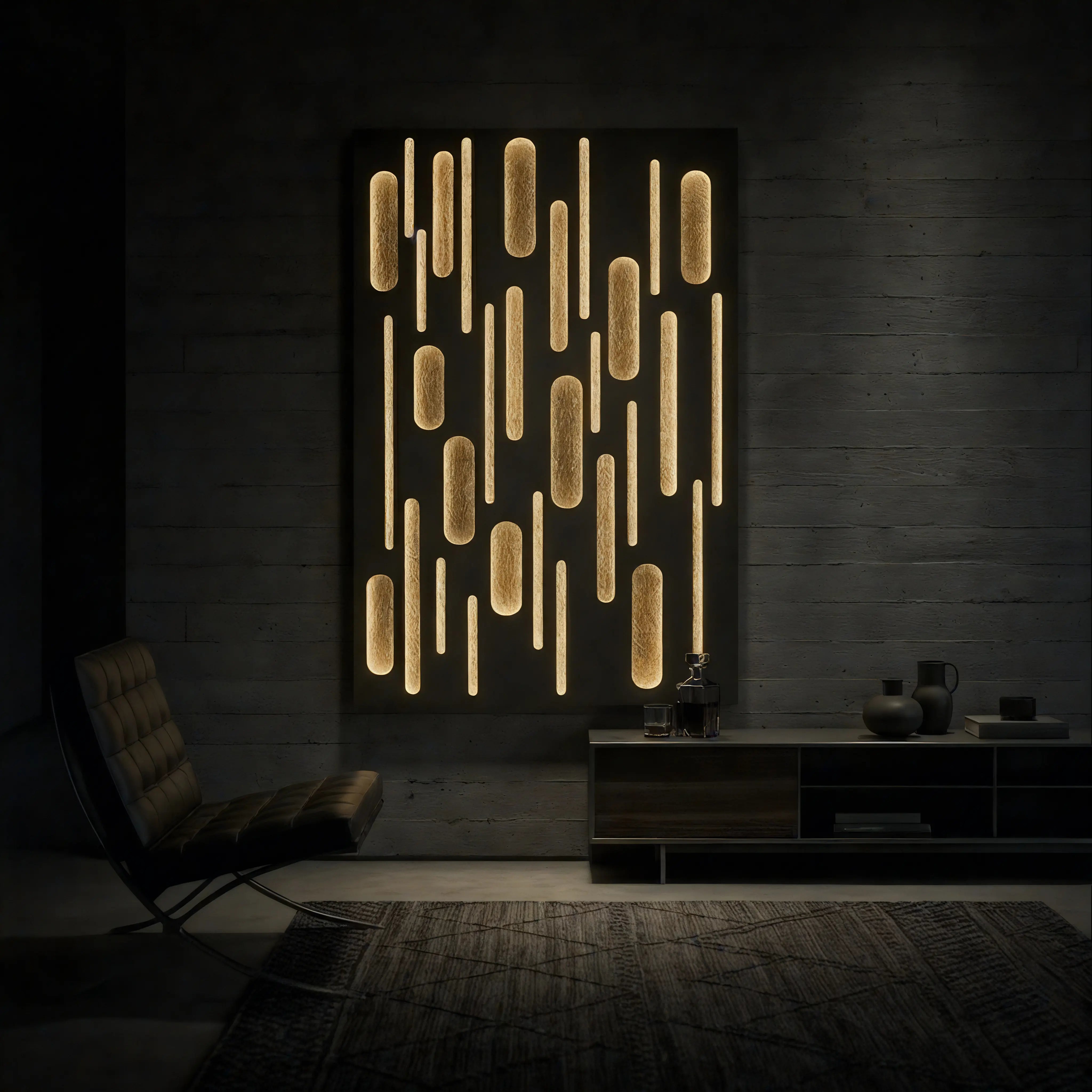 Gilded Descent Wall Art Jianzhi