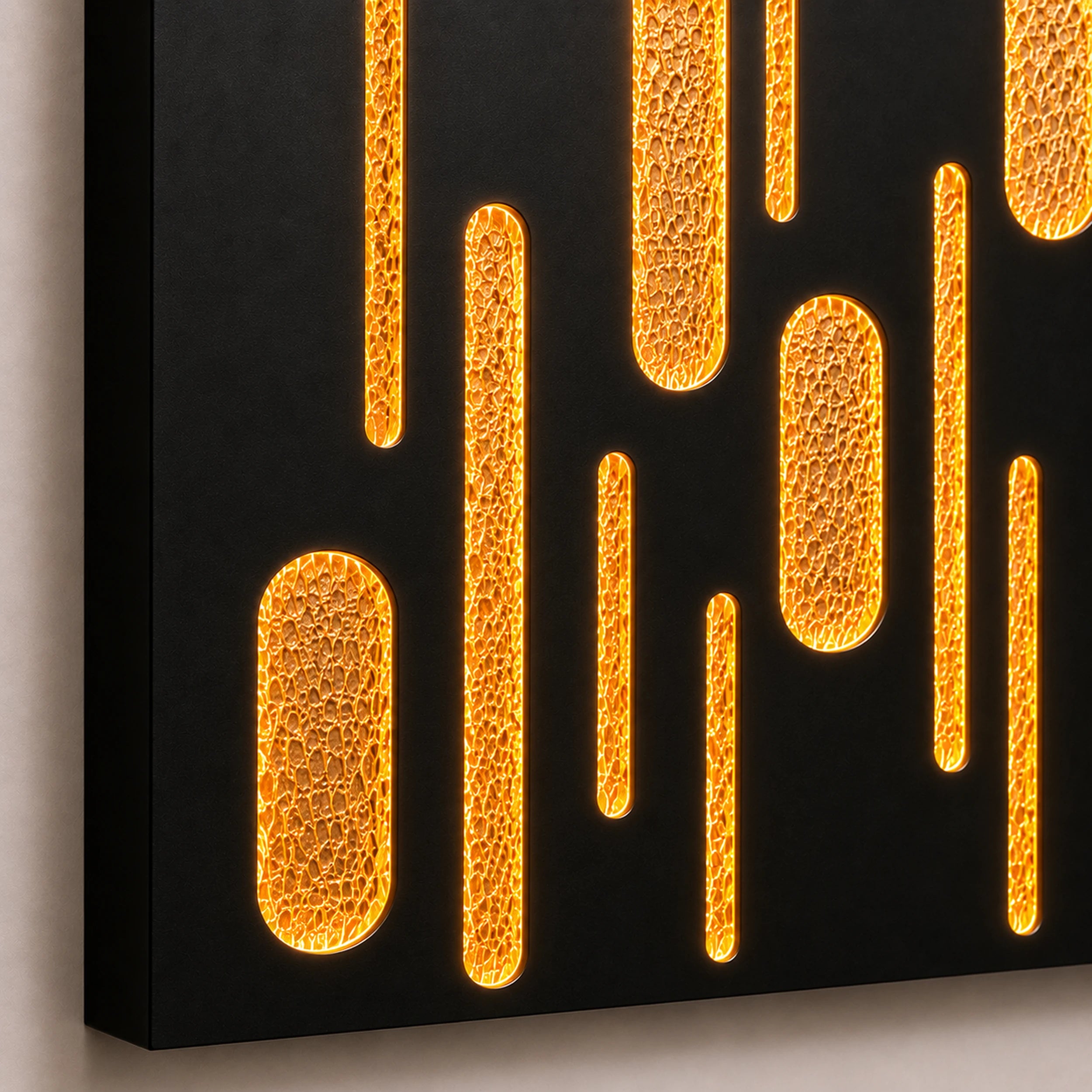 Gilded Descent Wall Art Interior Moderna