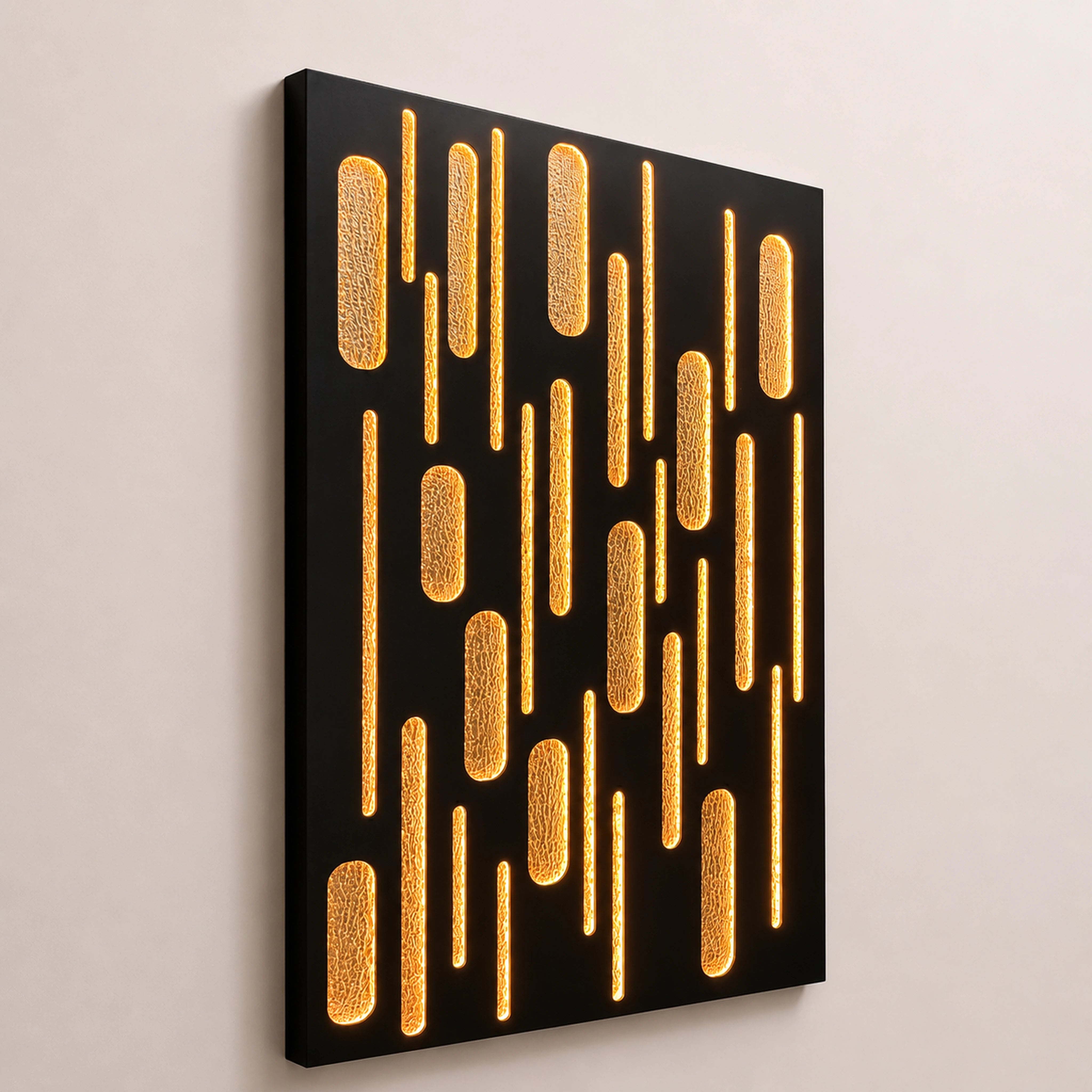 Gilded Descent Wall Art Interior Moderna