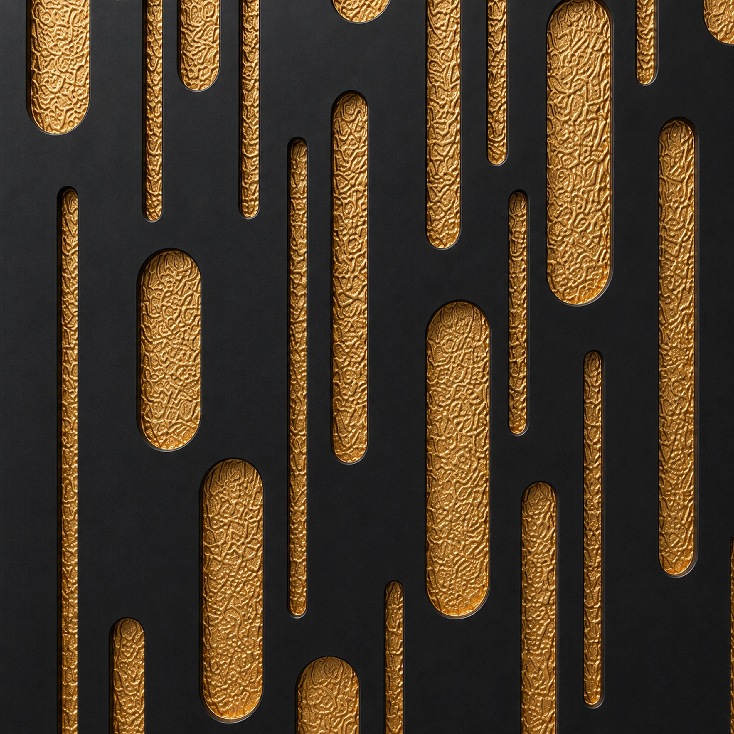 Gilded Descent Wall Art Interior Moderna