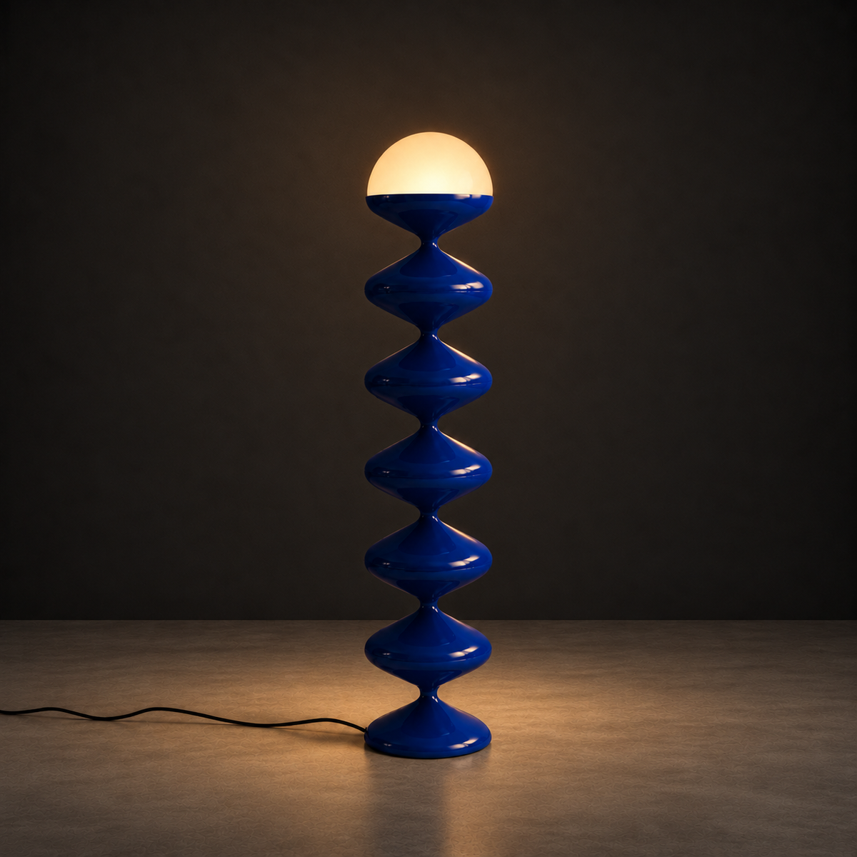 Gourd Floor Lamp | Blue Lamp Interior Moderna New