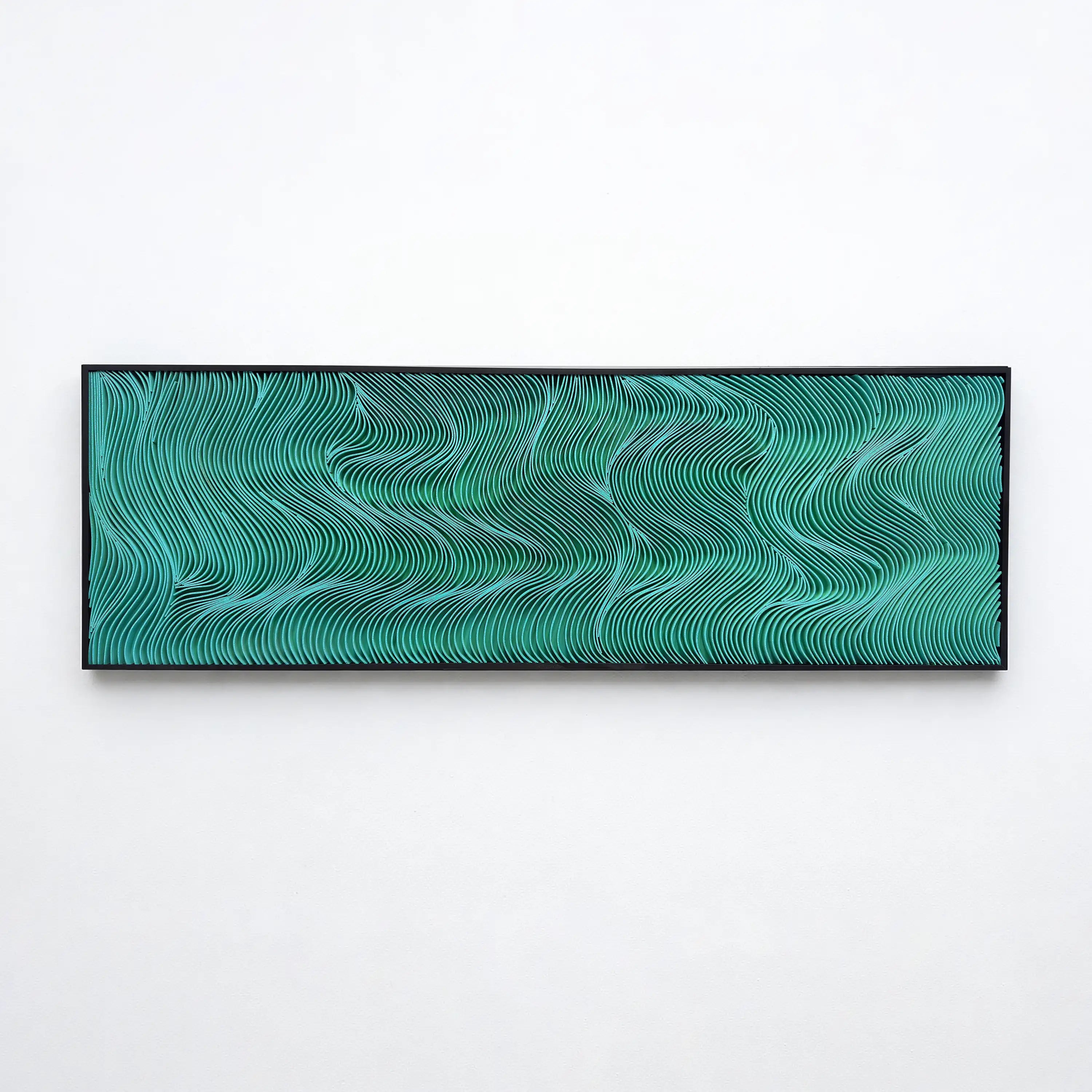 Spectral Currents | Verdant Drift Wall Art Jianzhi Default Title