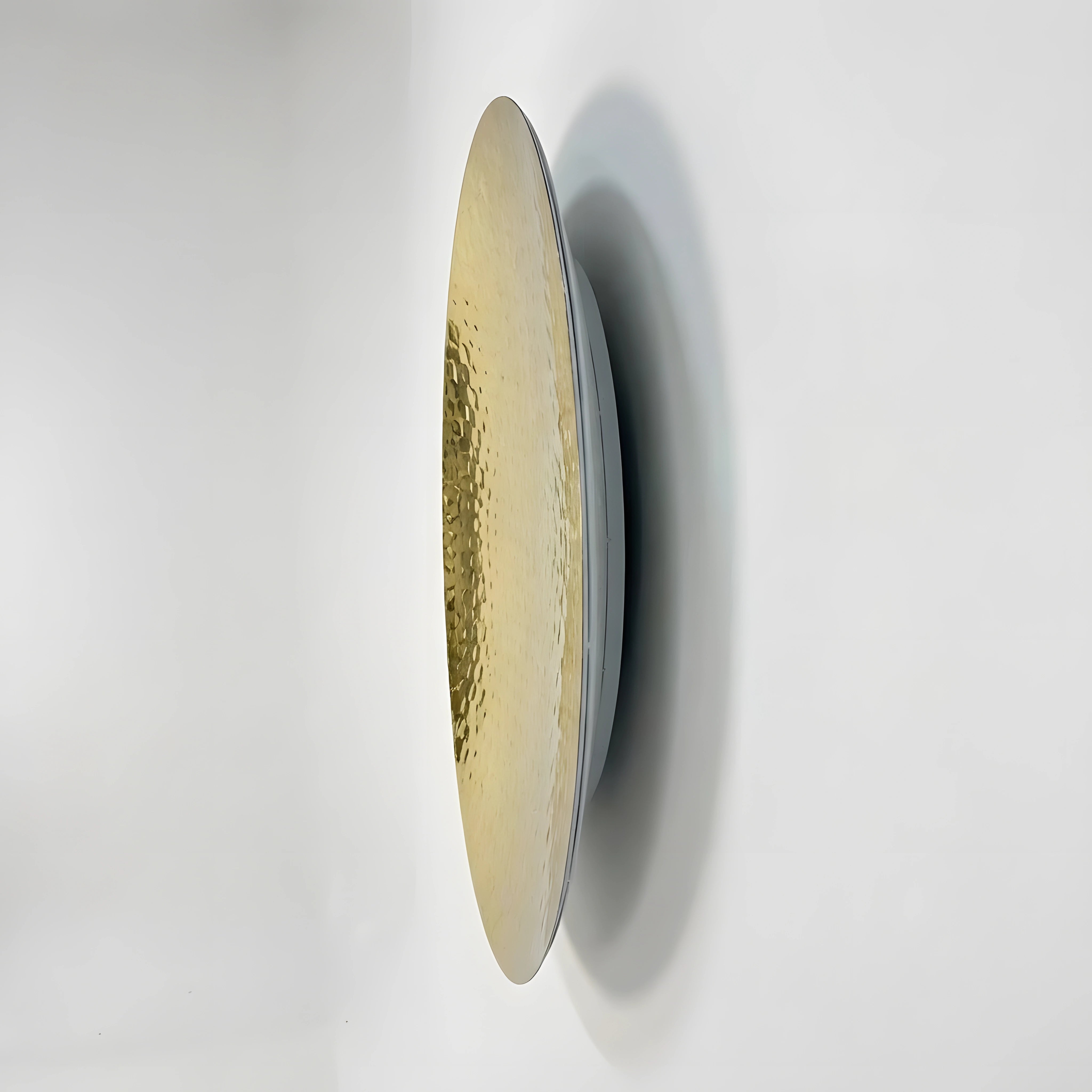 Concave Hex | Gold Wall Art Interior Moderna