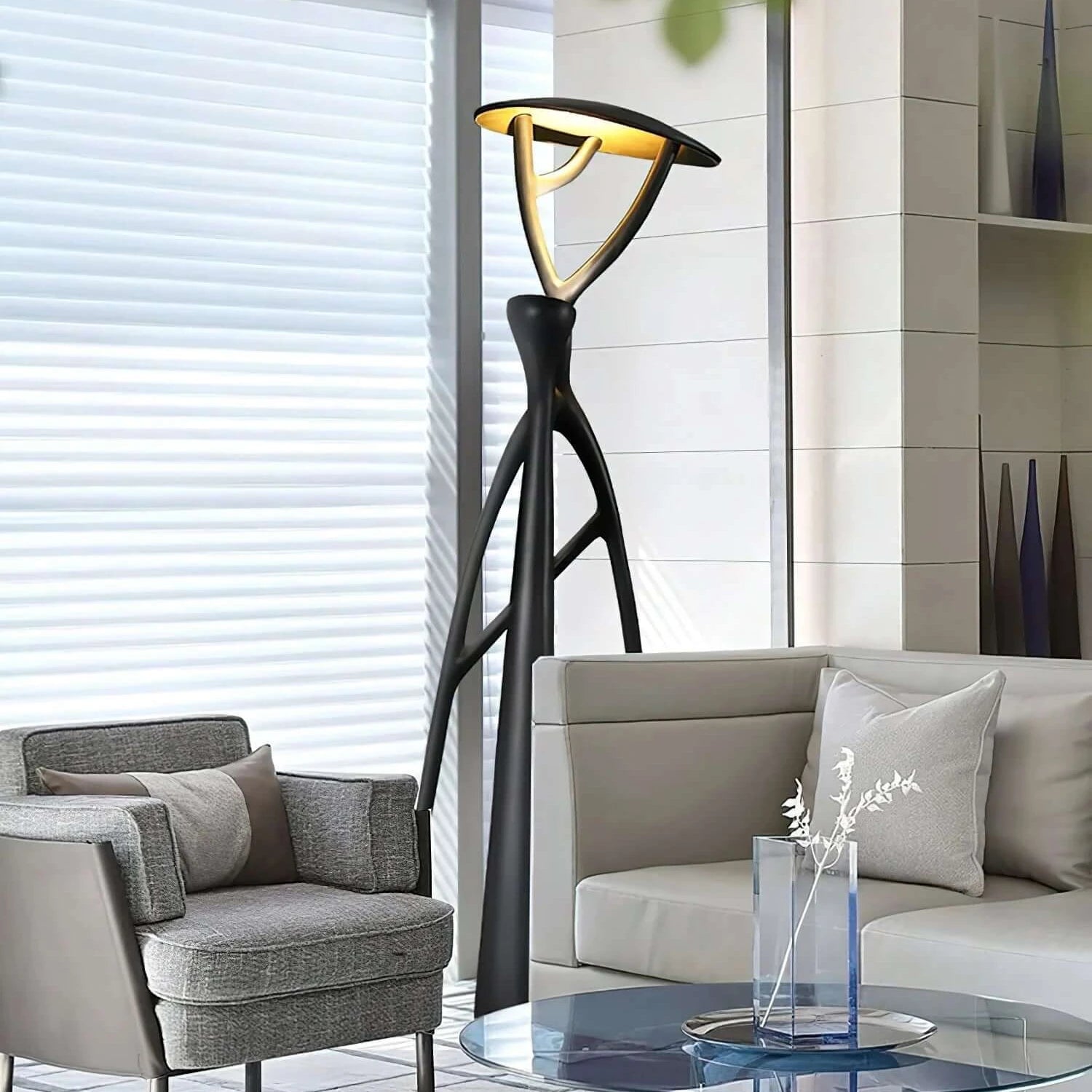 Humanoid Standing Tree Floor Lamp Lamp Interior Moderna