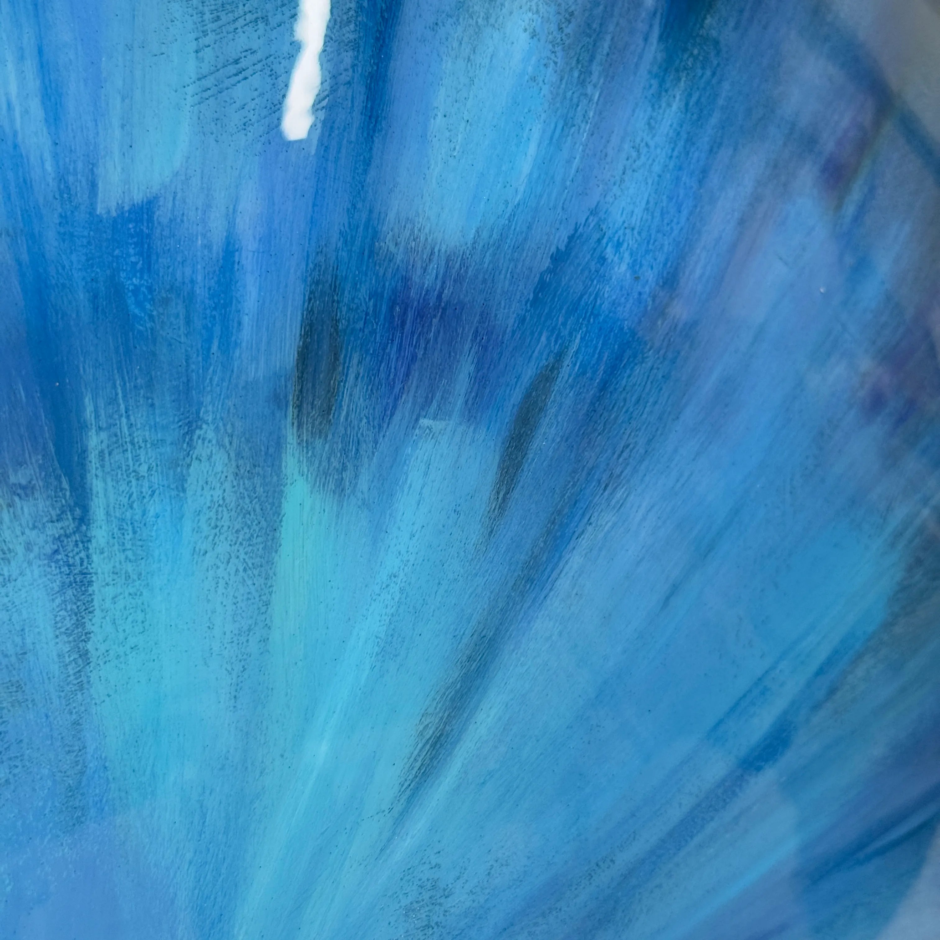 Azure Glow Wall Art Interior Moderna