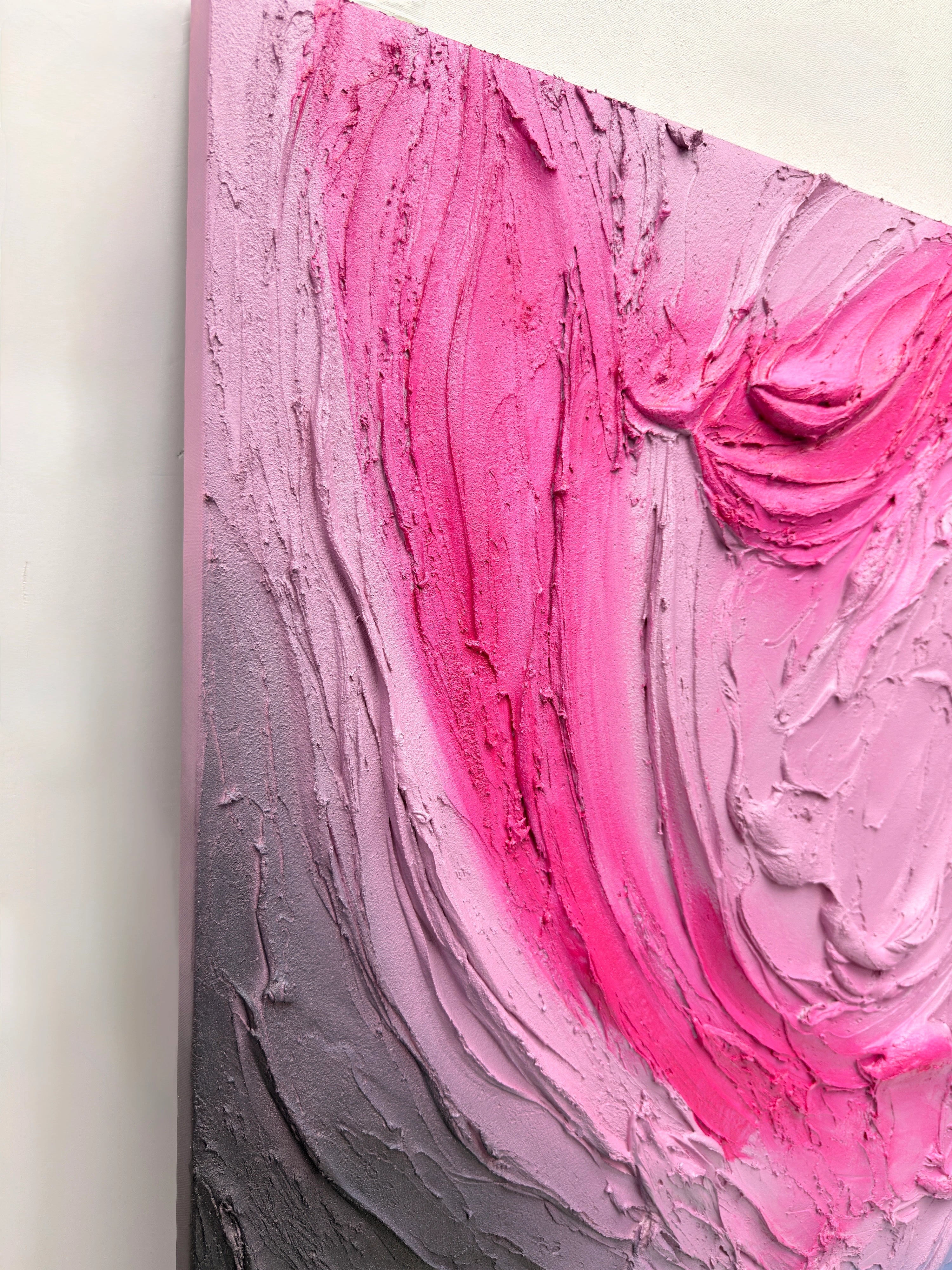 Pigment Fields | Rosé Fault Wall Art Interior Moderna