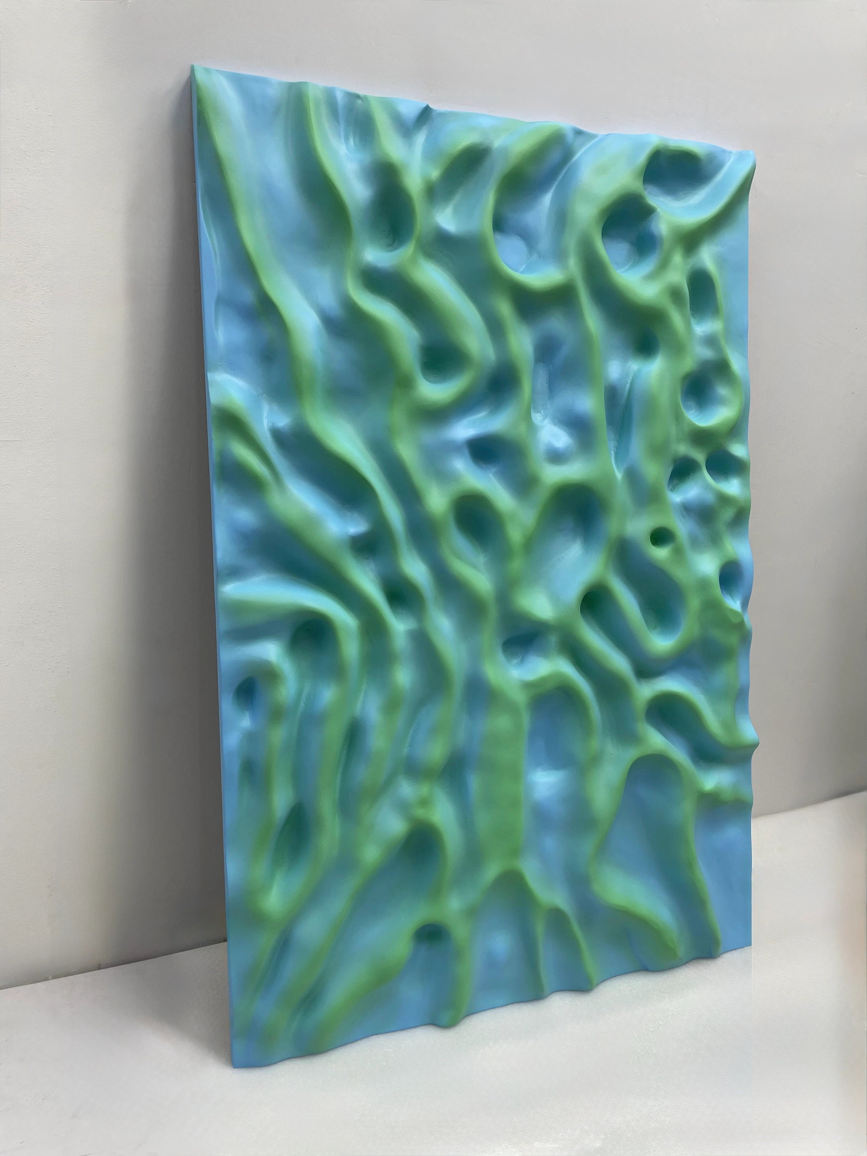 Fault Lines | Verdant Flux Wall Art Jianzhi