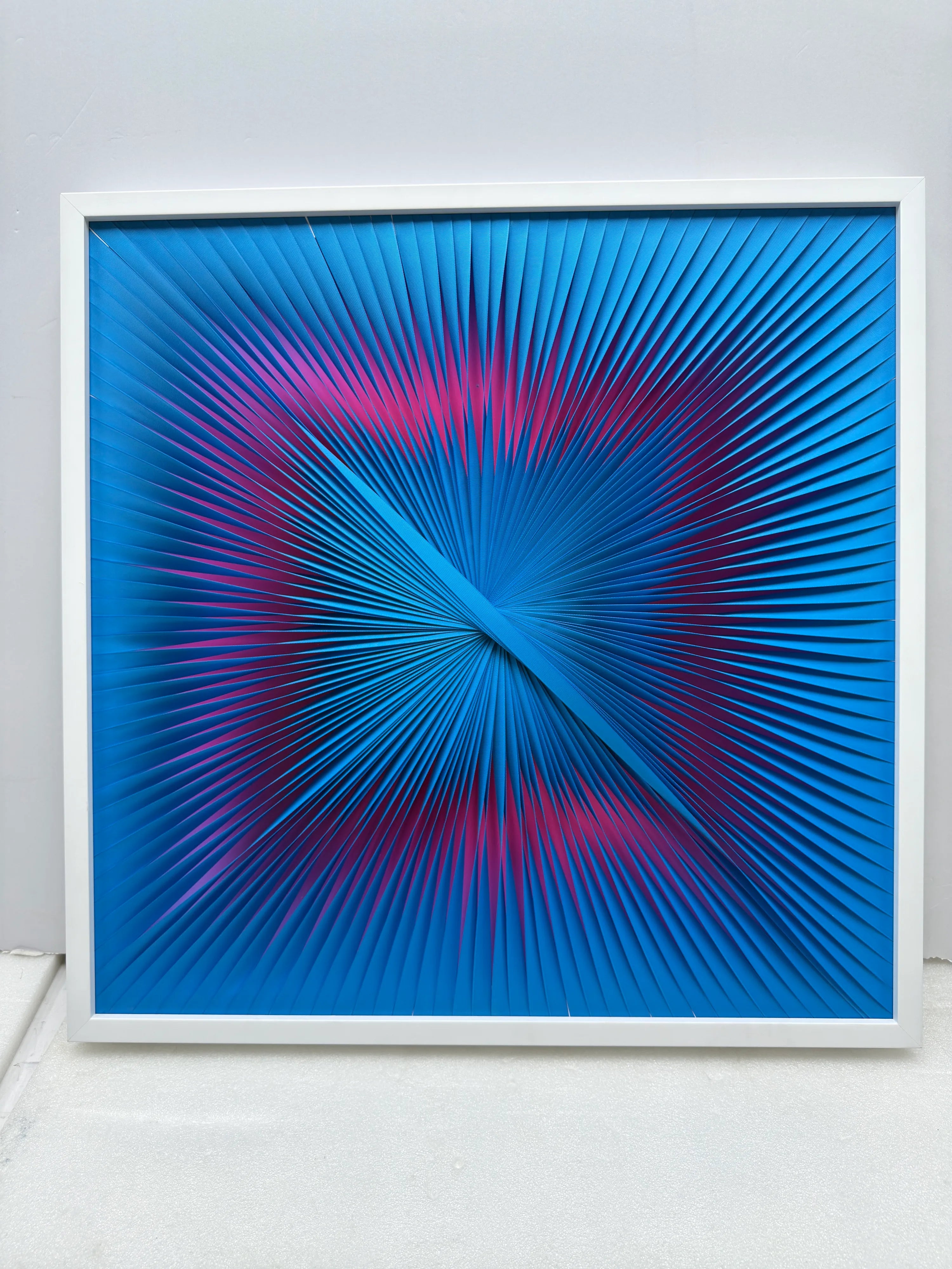 Fabric Fusion | Violet Surge Wall Art Interior Moderna