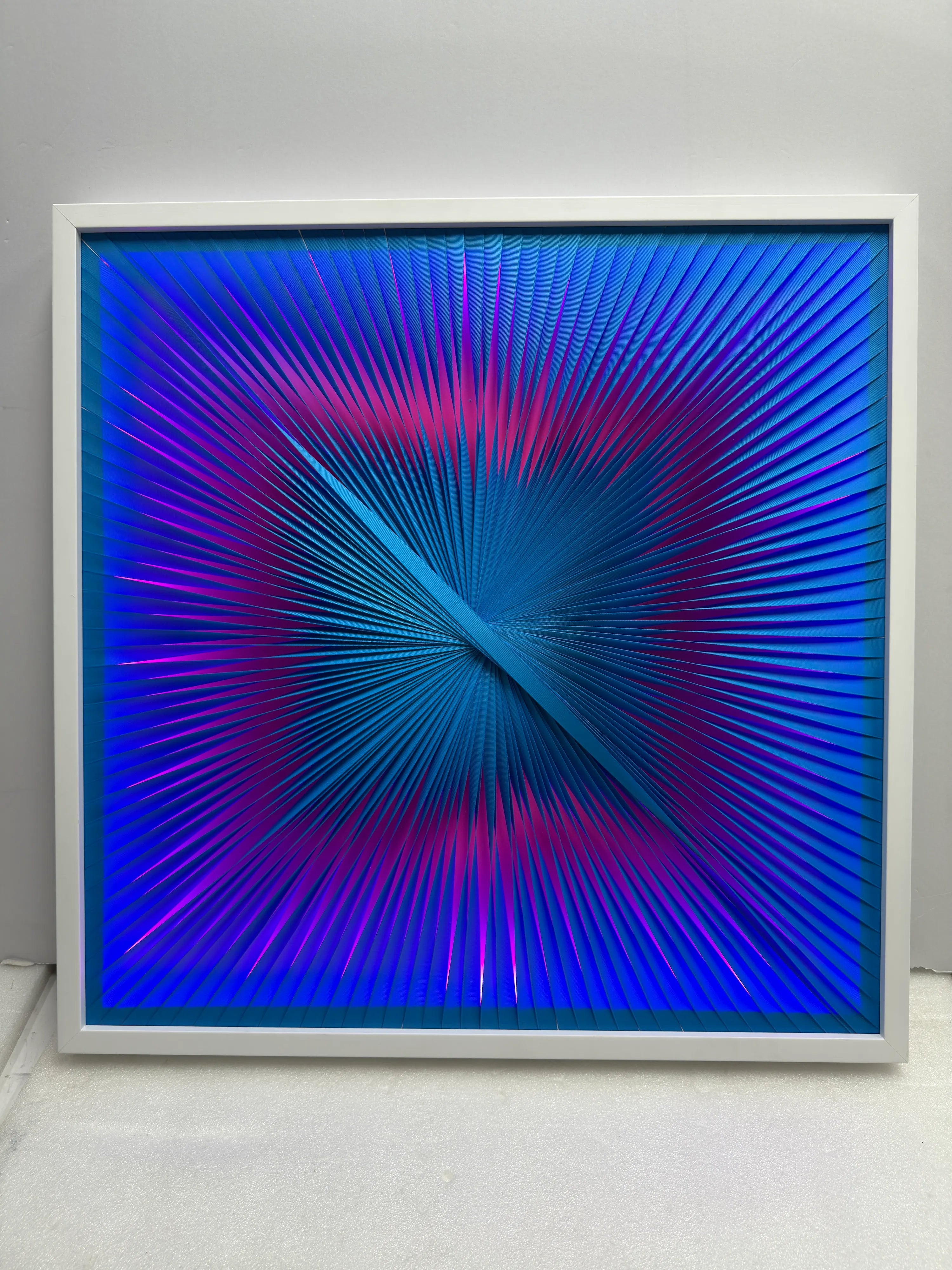 Fabric Fusion | Violet Surge Wall Art Interior Moderna