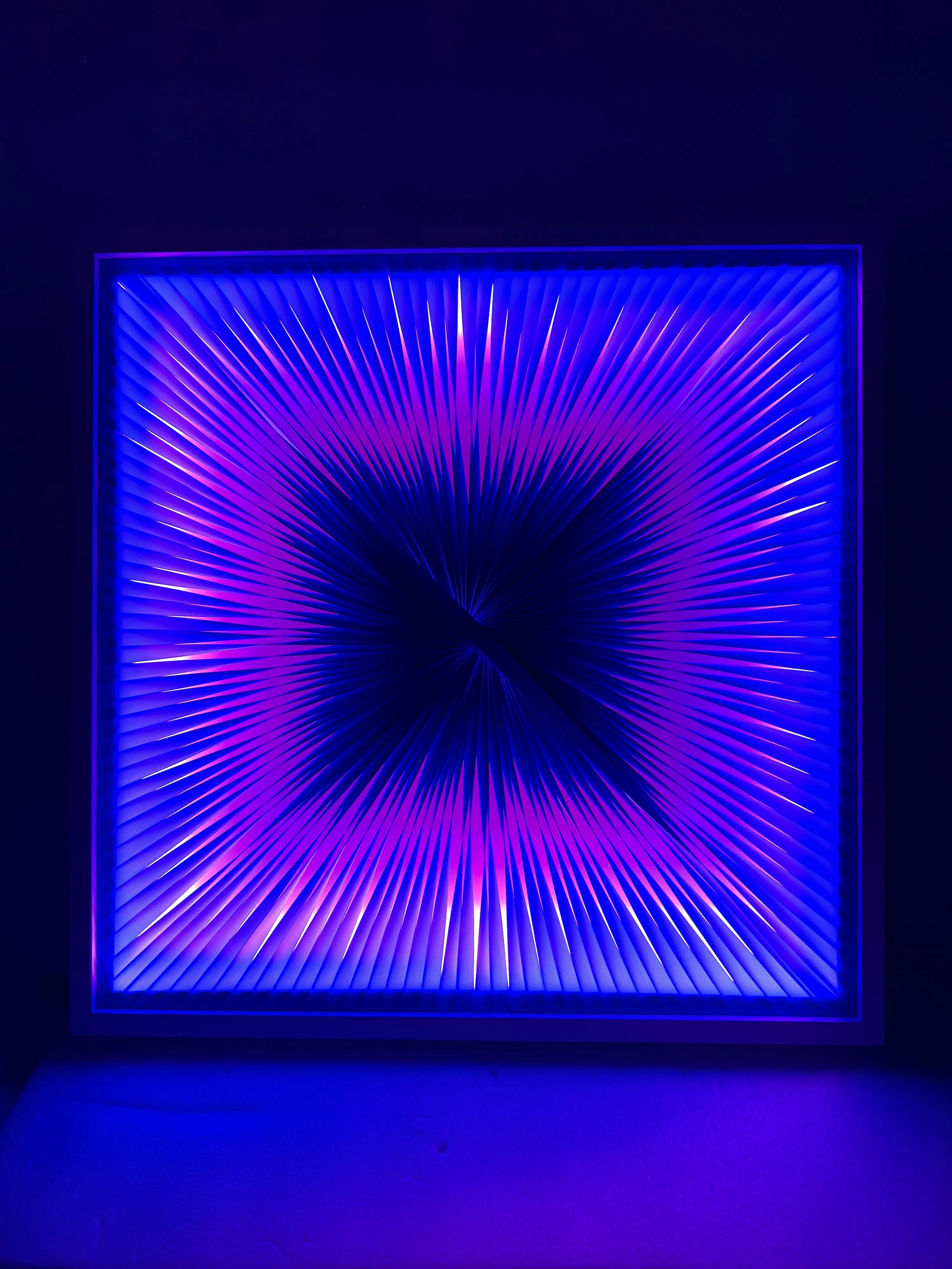 Fabric Fusion | Violet Surge Wall Art Interior Moderna