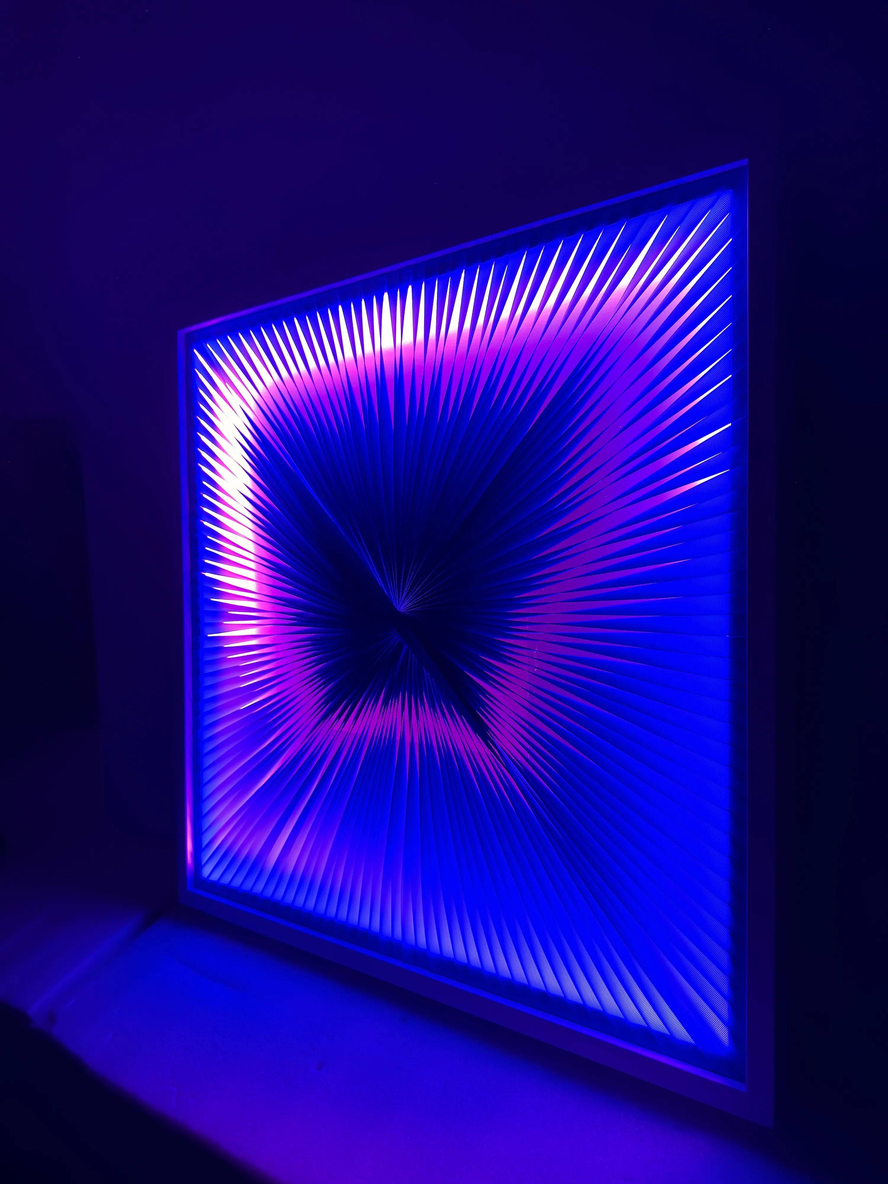 Fabric Fusion | Violet Surge Wall Art Interior Moderna