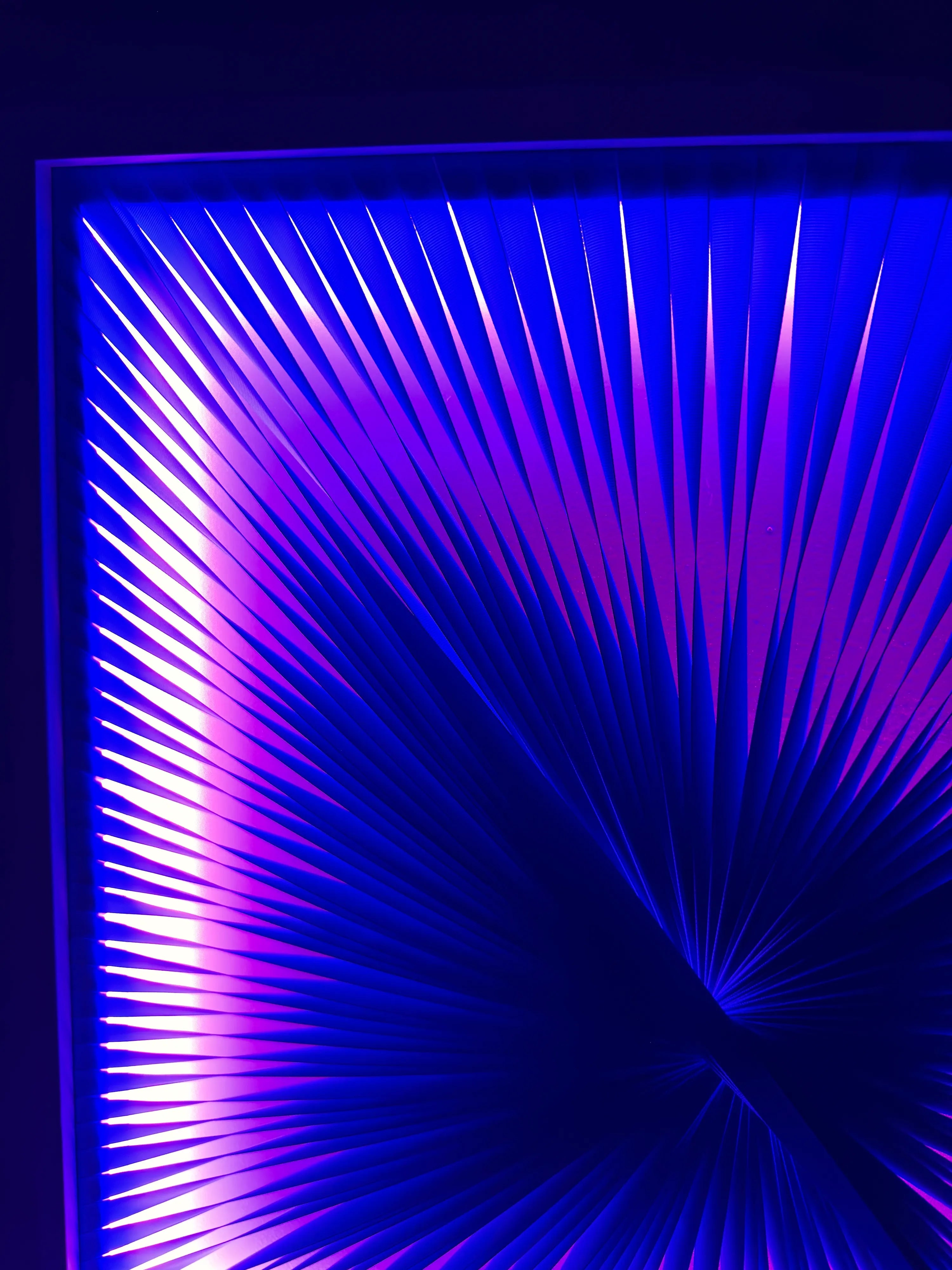 Fabric Fusion | Violet Surge Wall Art Interior Moderna