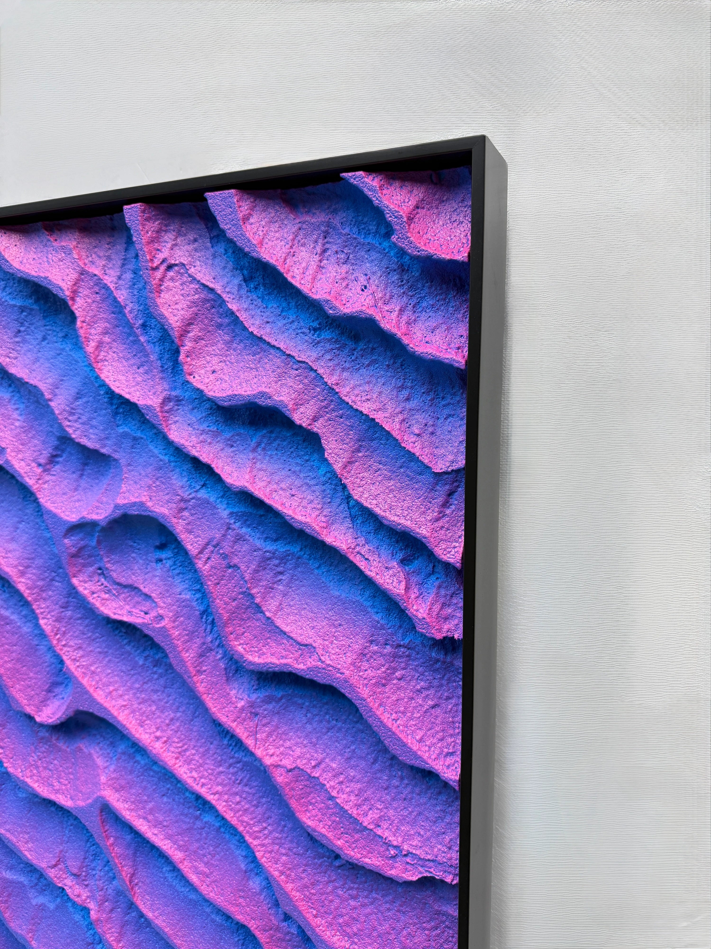 Pressure Index | Ultraviolet Strata Wall Art Interior Moderna