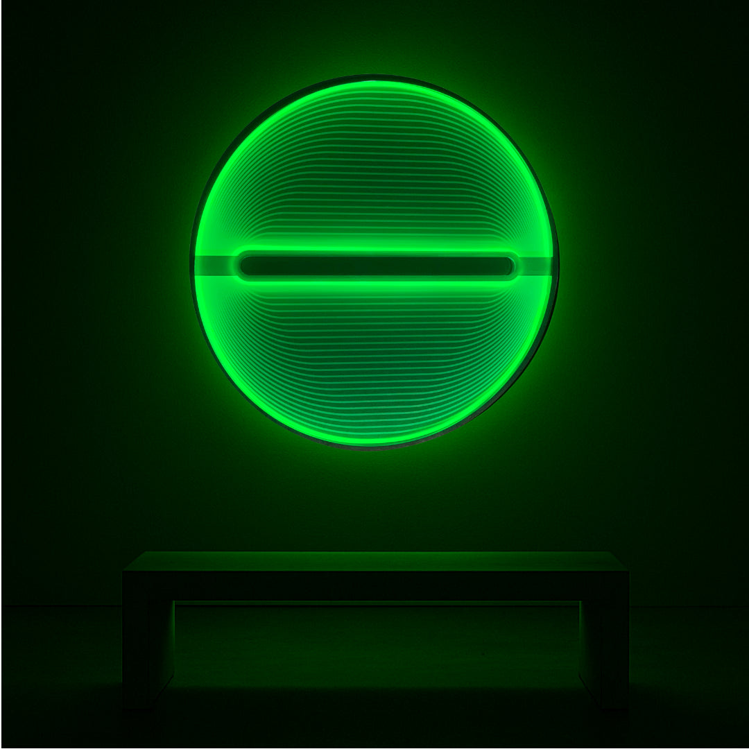 Solar Divide Wall Art Interior Moderna Green Regular