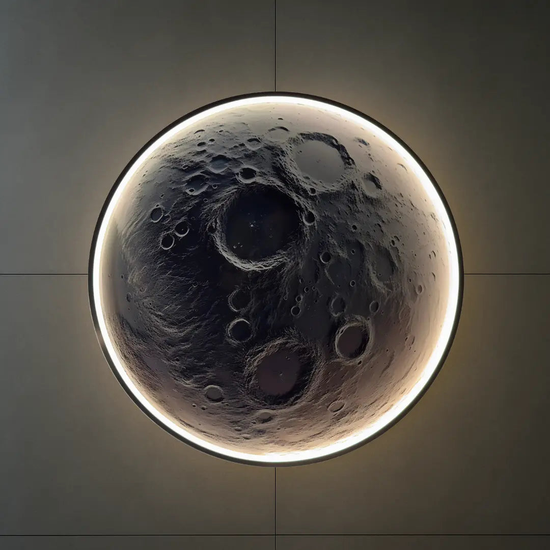 Silent Moon Wall Art Interior Moderna