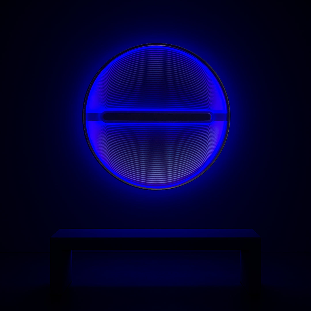 Solar Divide Wall Art Interior Moderna Blue Regular