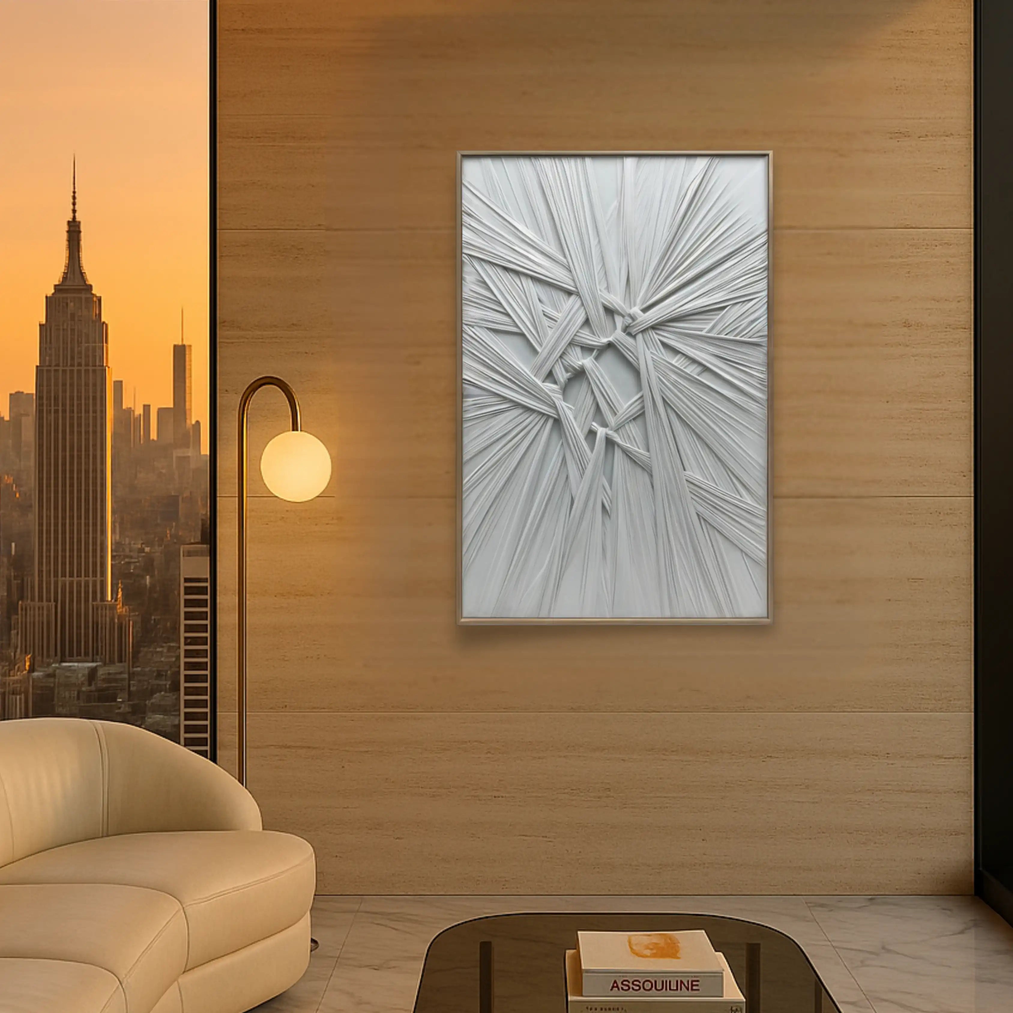 Interwoven Chaos Wall Art Interior Moderna