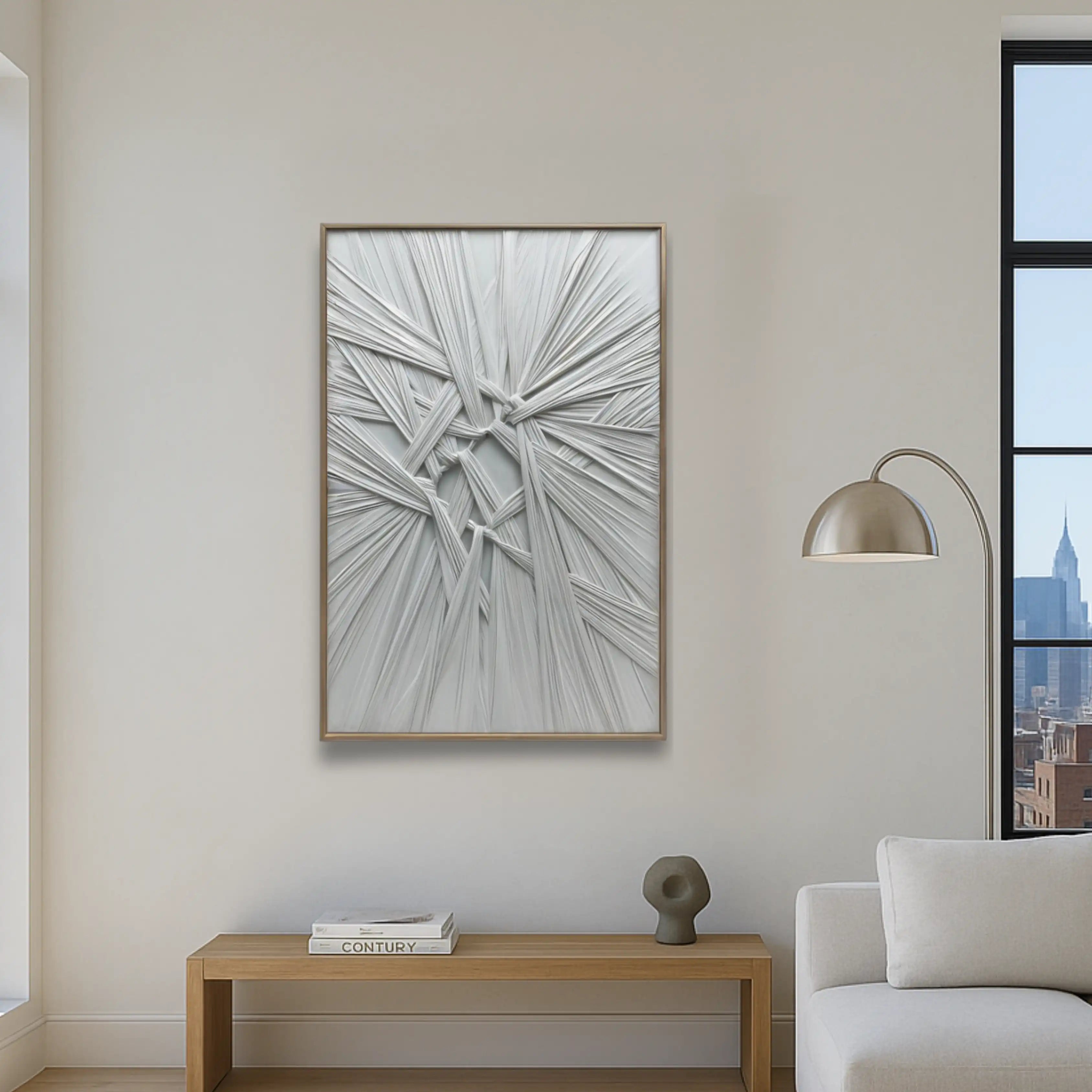 Interwoven Chaos Wall Art Interior Moderna