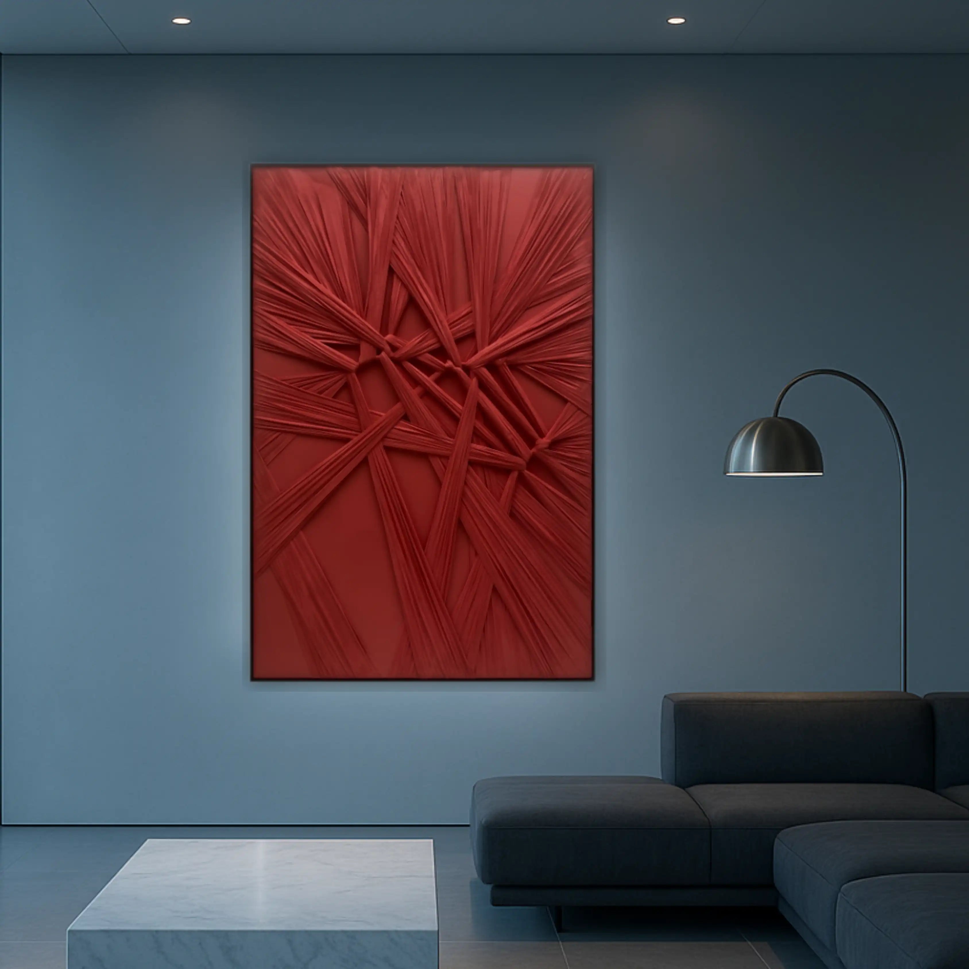 Interwoven Chaos Wall Art Interior Moderna