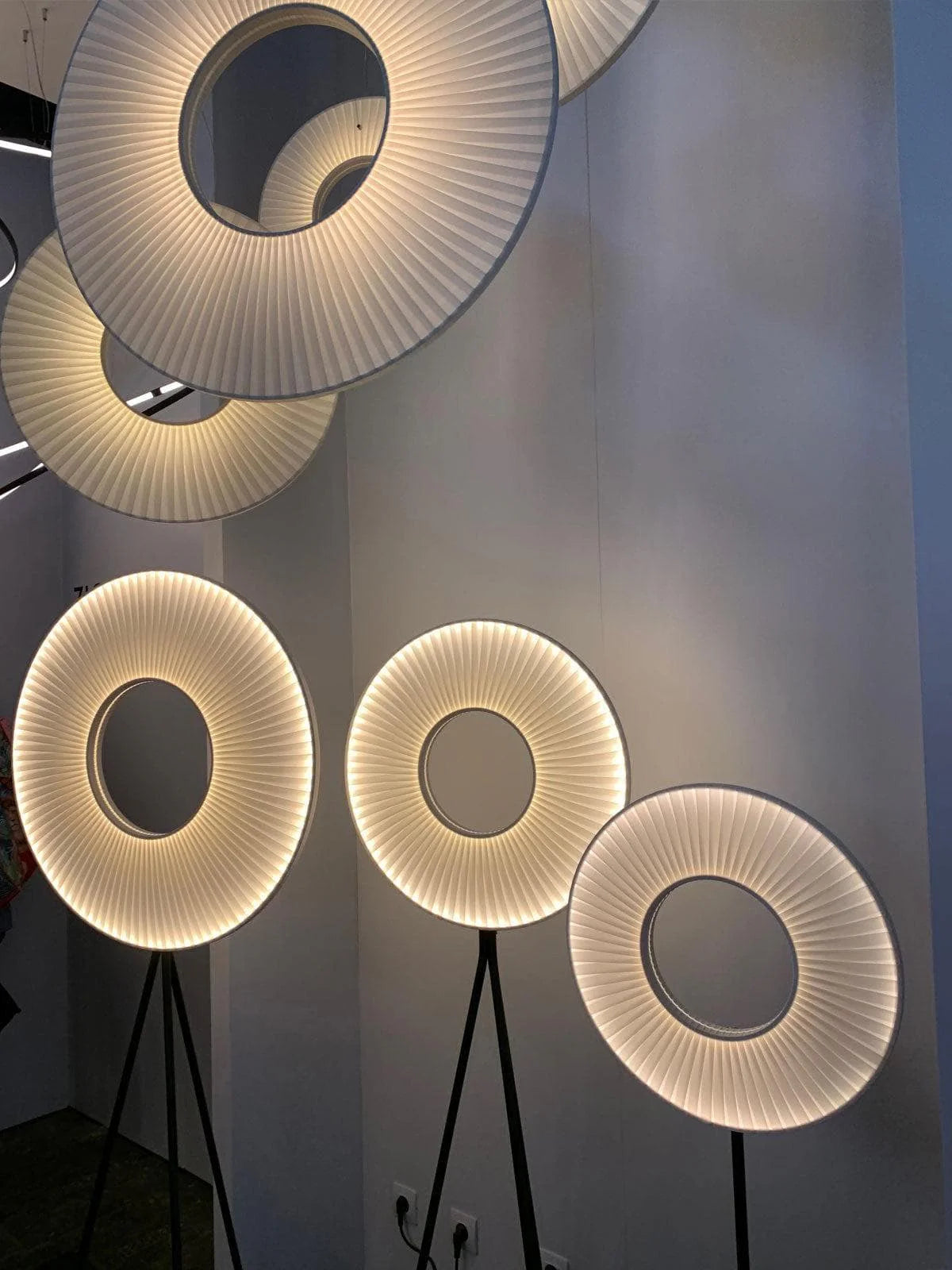 Iris Bahia Single Ring Floor Lamp Lamp Interior Moderna