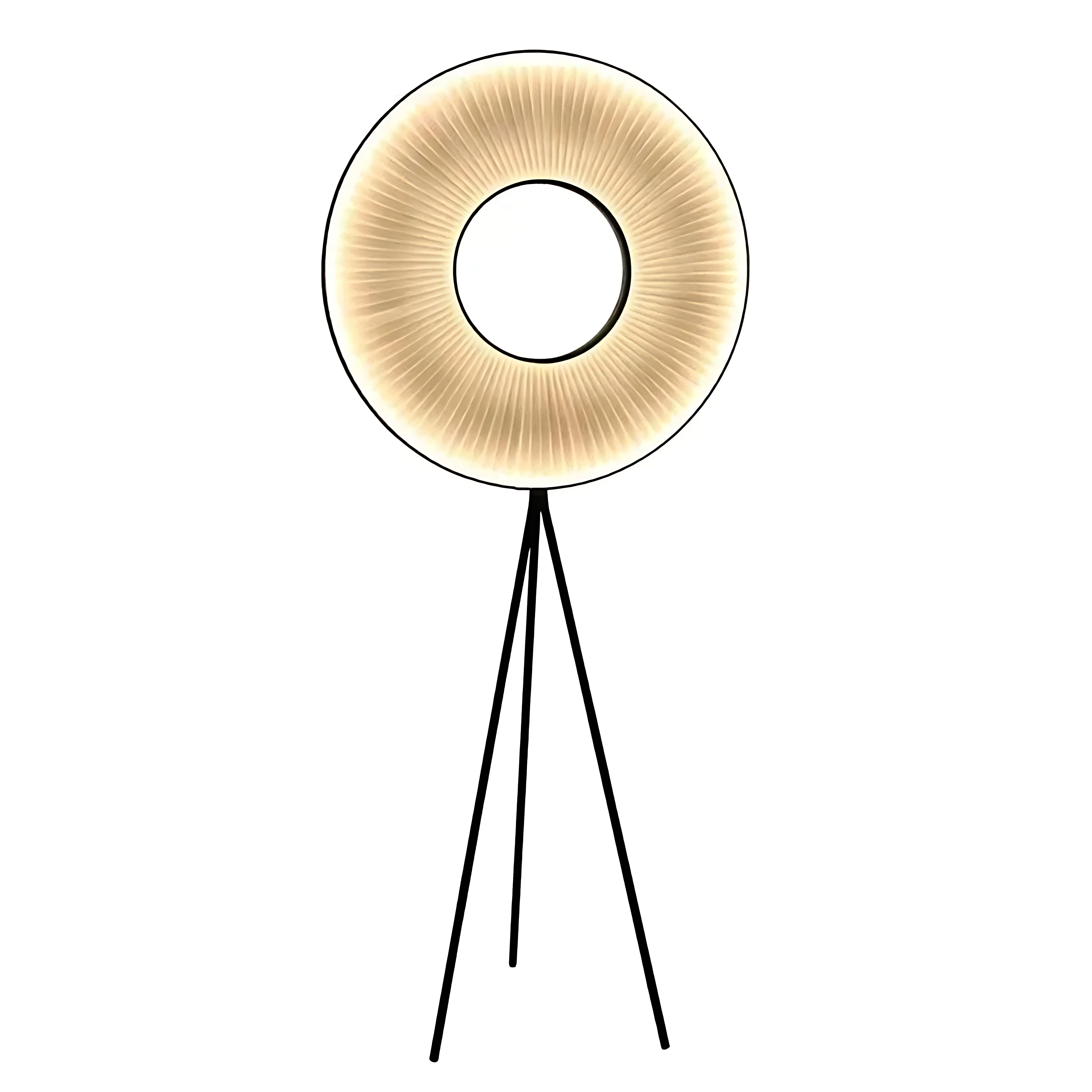 Iris Bahia Single Ring Floor Lamp Lamp Interior Moderna