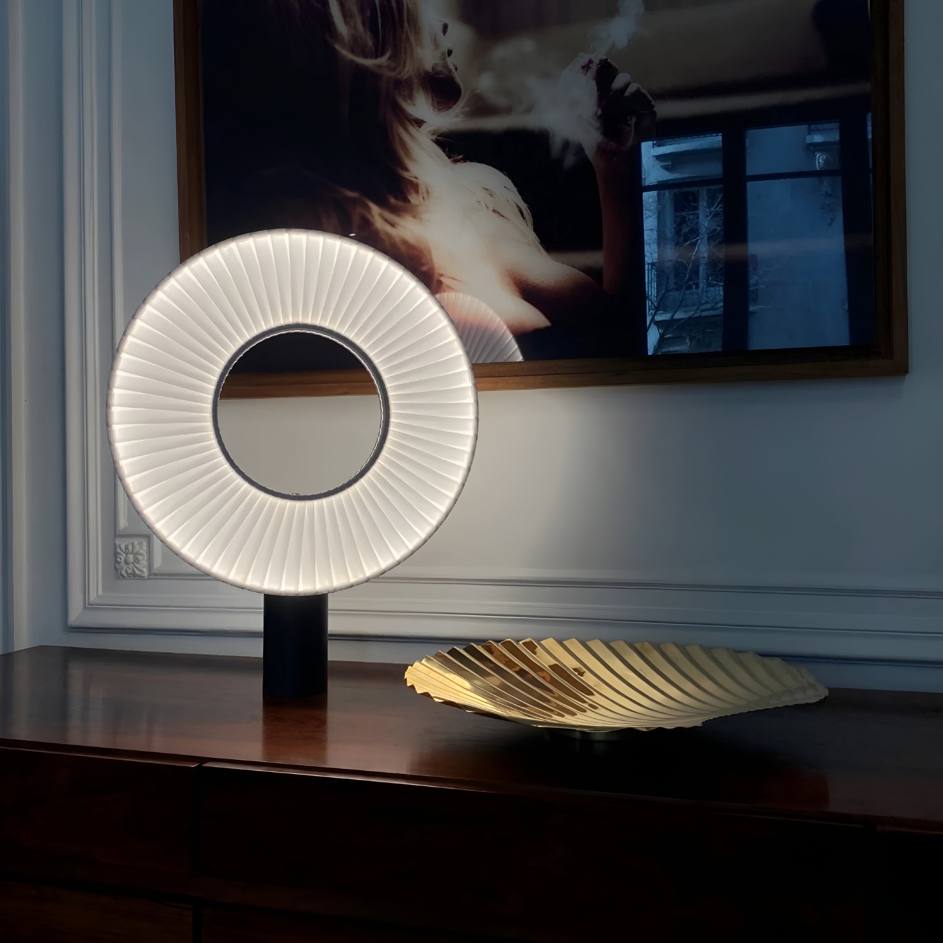 Iris Ring Table Lamp Lamp Interior Moderna
