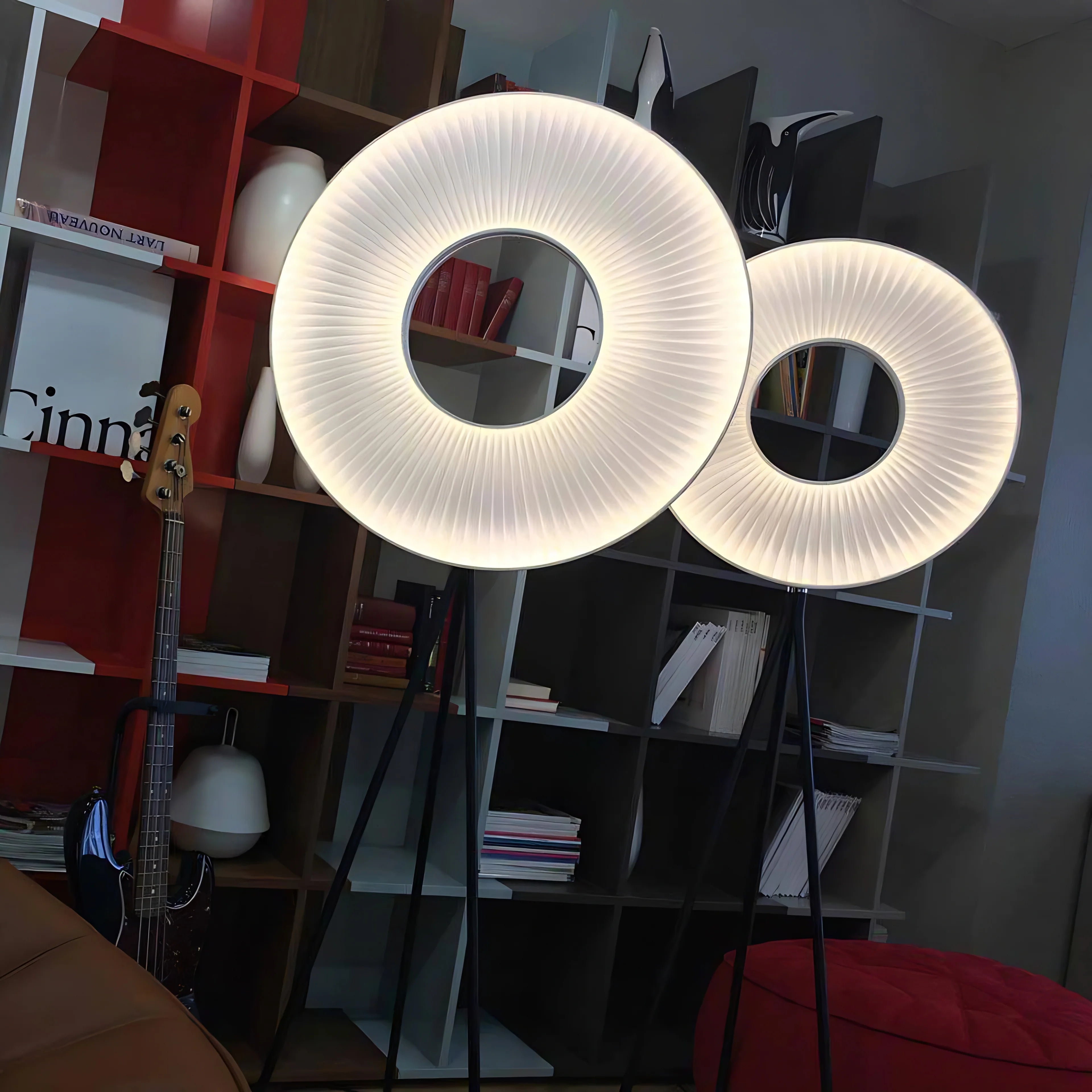 Iris Bahia Single Ring Floor Lamp Lamp Interior Moderna